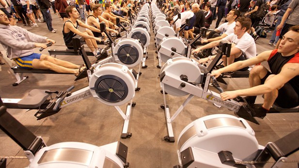 It is hoped that the indoor rowing event will feature over 2,500 competitors ©World Rowing