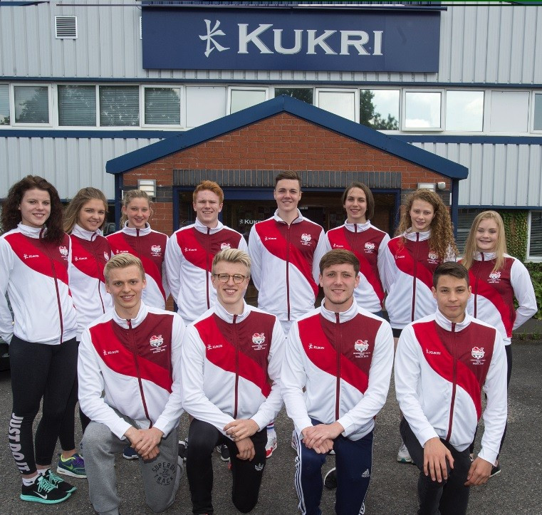 England's swimming team have been given their brand-new kit as preparations for the event continue