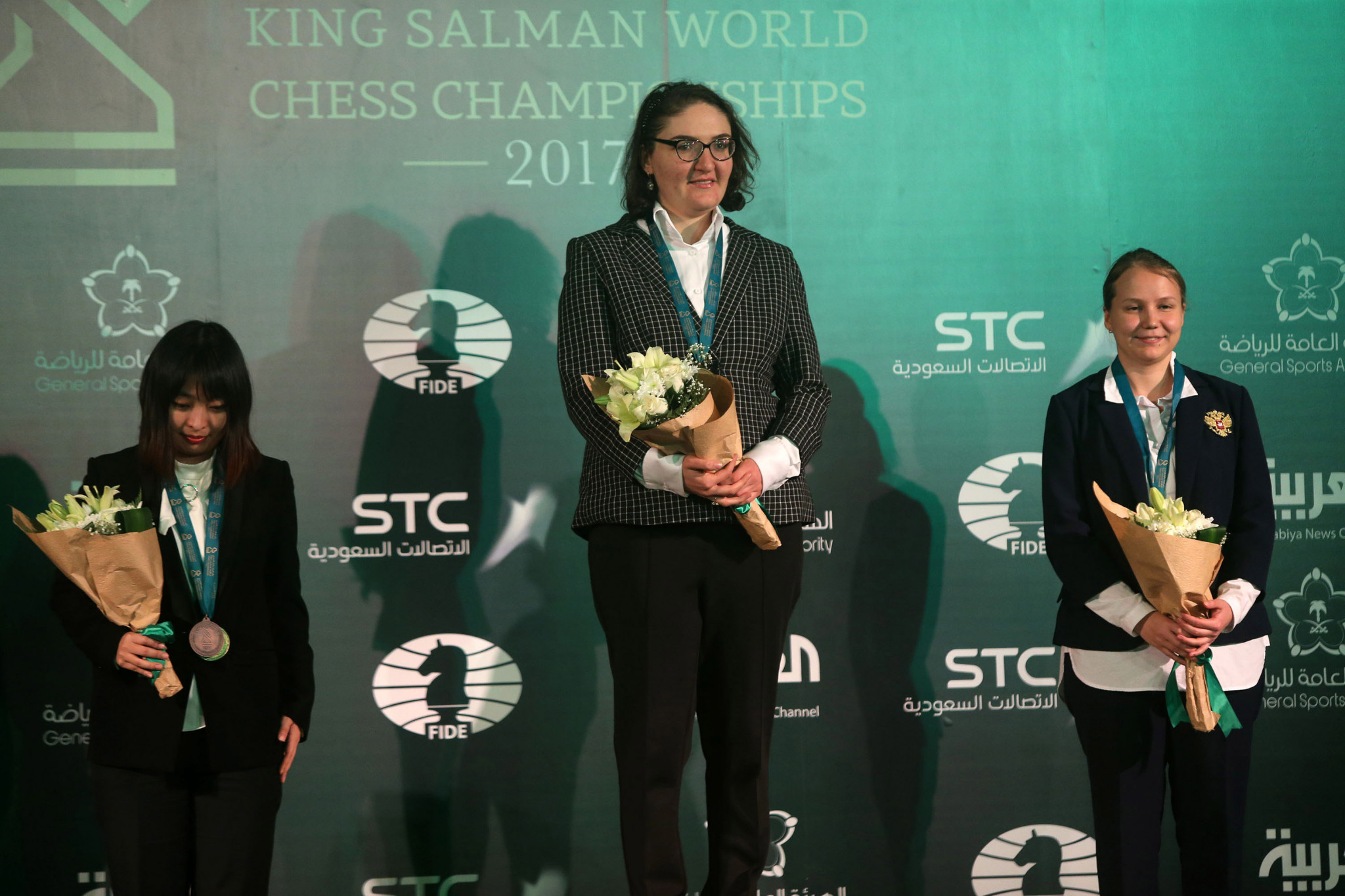 Nana Dzagnidze won the women's World Blitz title in Riyadh ©Getty Images