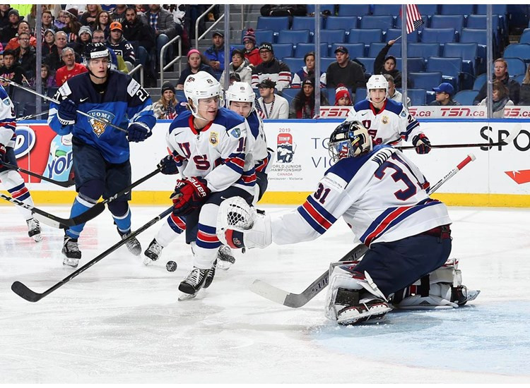 The United States beat Finland to finish second in Group A ©IIHF 