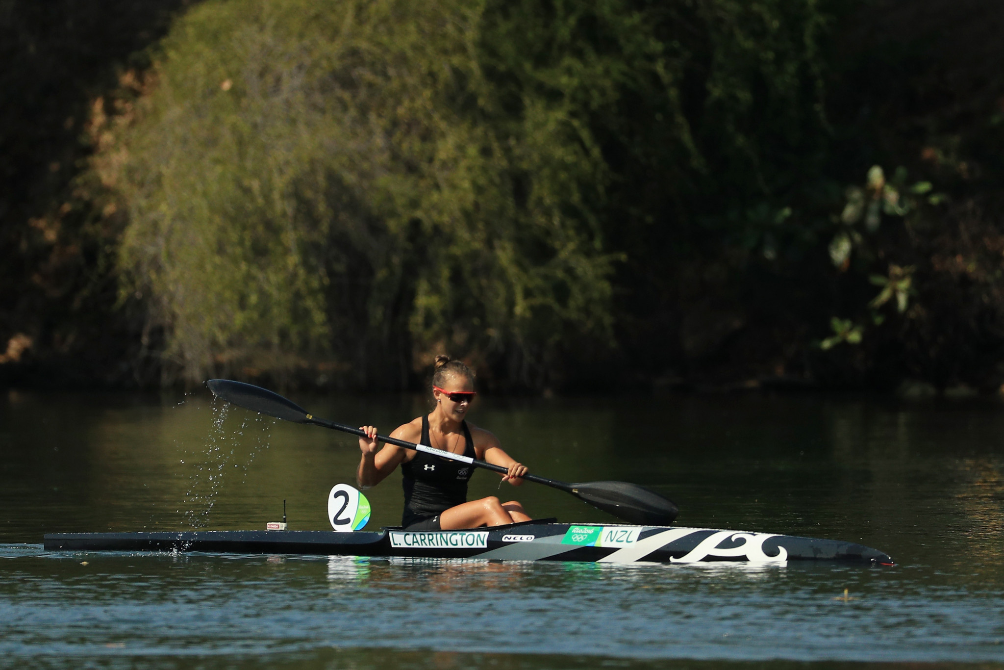 Lisa Carrington topped the International Canoe Federation poll ©Getty Images