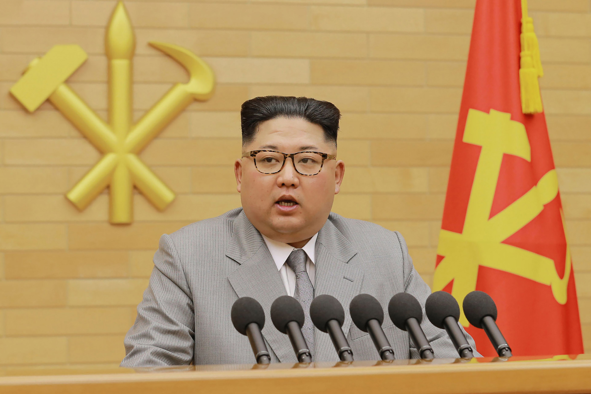 One expert in the US claimed postponing the military exercises would make North Korean leader Kim Jong-un less likely to do anything provocative ©Getty Images 