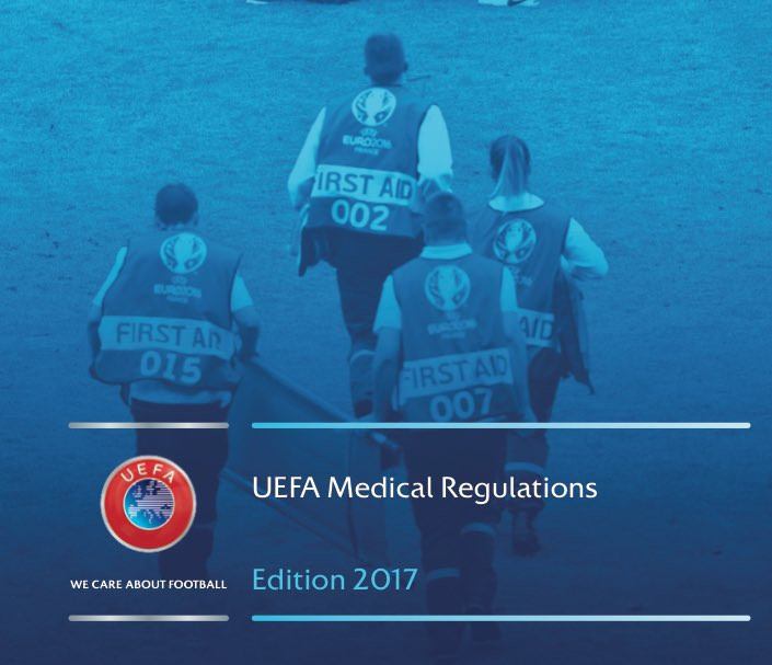 UEFA publish updated medical regulations for players across all competitions