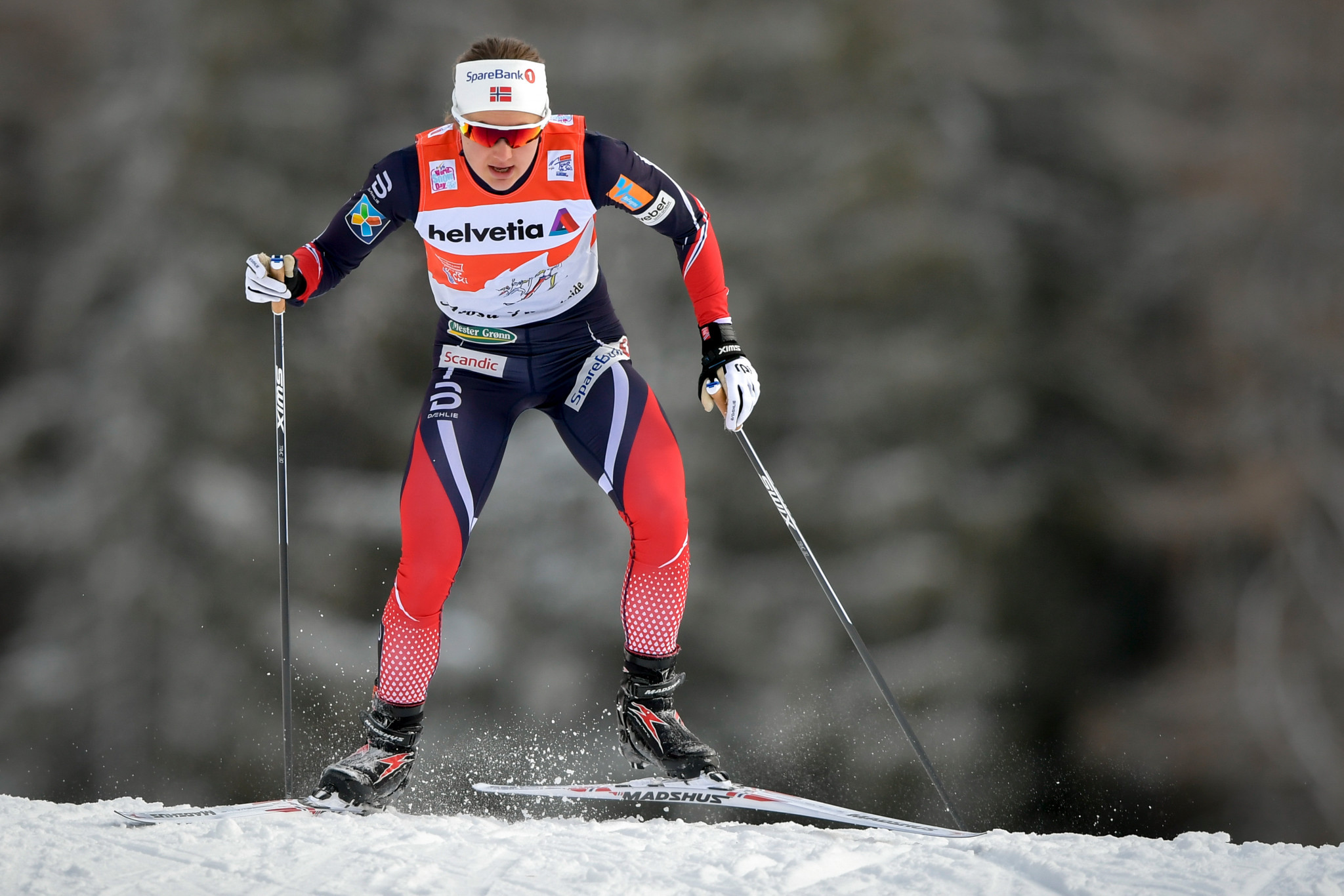 Ingvild Flugstad Østberg heads the women's standings prior to the fourth race ©Getty Images
