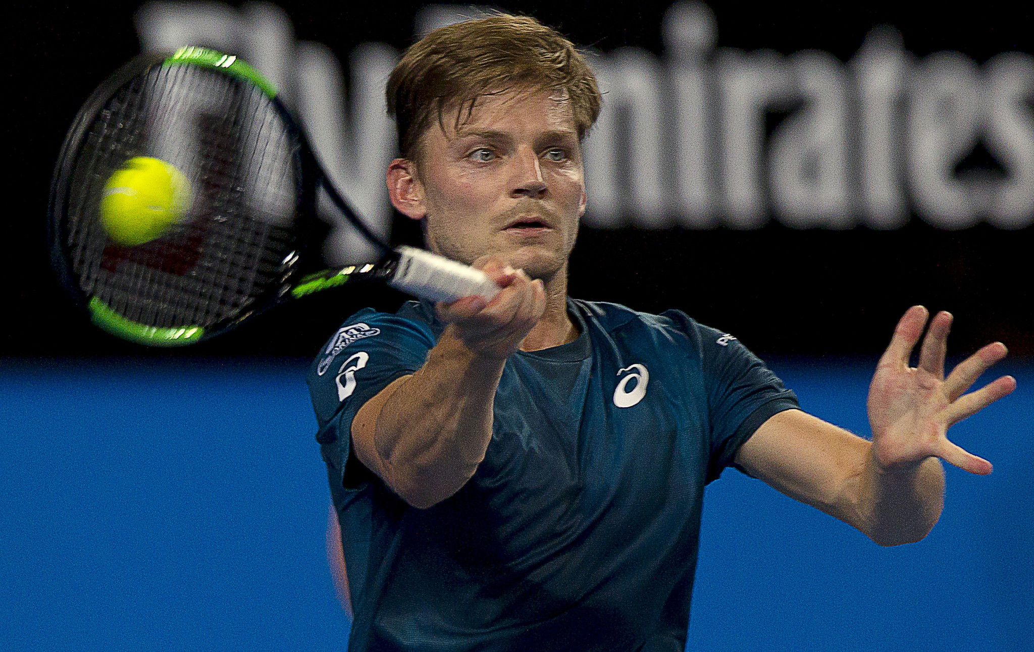 David Goffin beat Thanasi Kokkinakis in straight sets ©Getty Images