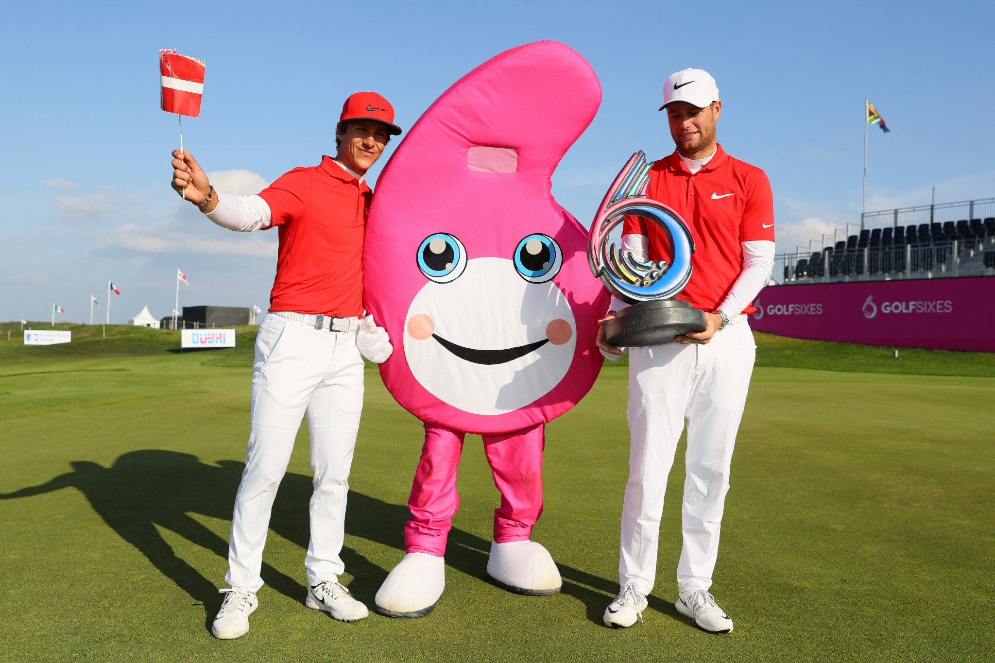 Denmark’s Thorbjørn Olesen and Lucas Bjerregaard won the inaugural edition of the event in 2017 ©Getty Images