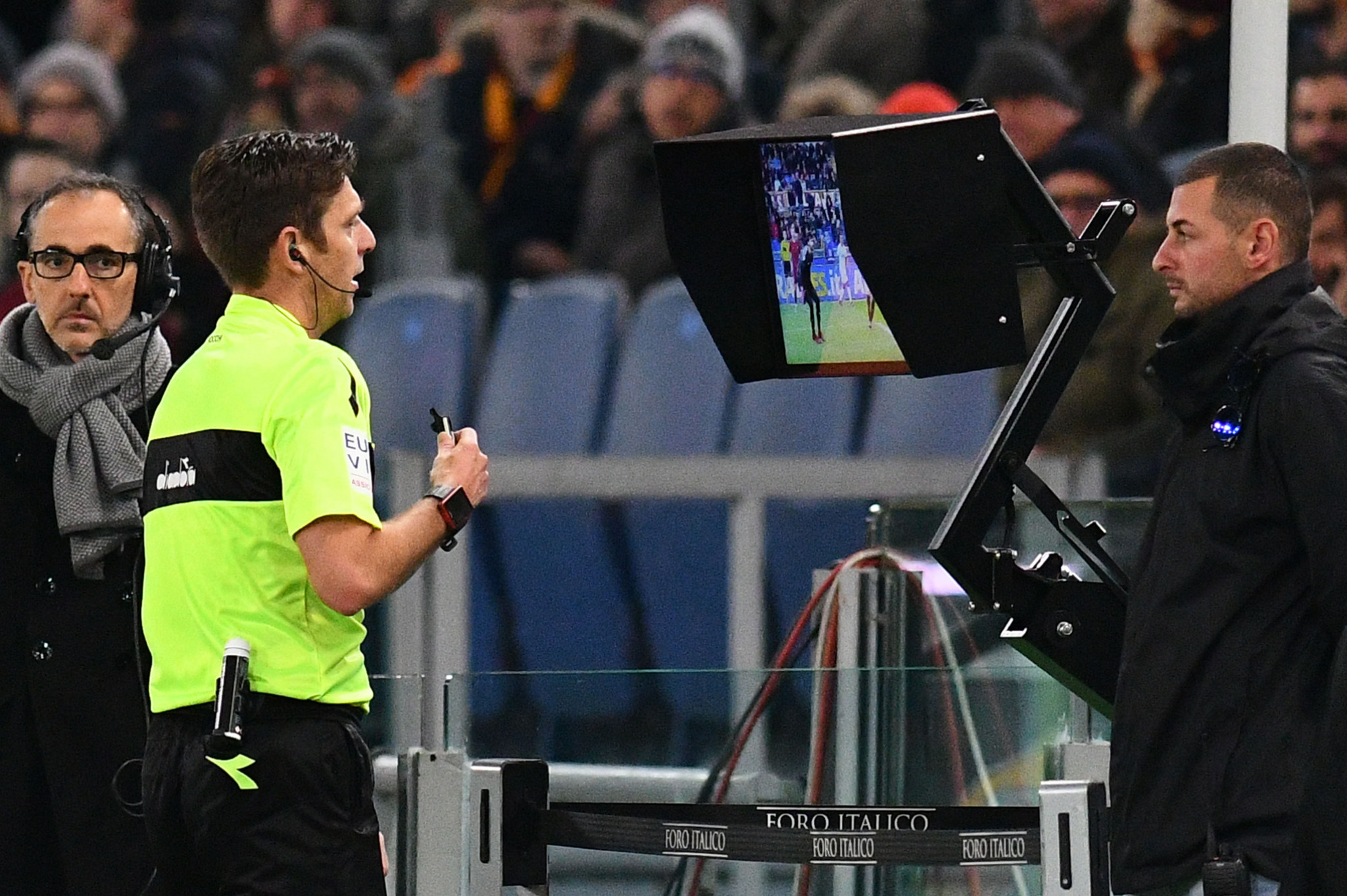 The VAR system has so far met a mixed response during trials in leagues across the world ©Getty Images