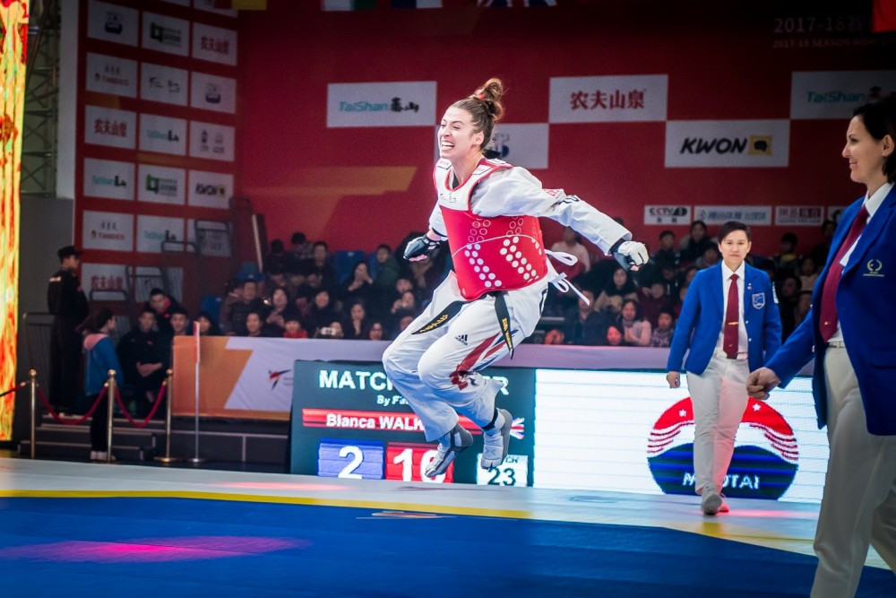 Great Britain's Bianca Walkden became the first-ever winner of an event at the Grand Slam Champions Series ©World Taekwondo