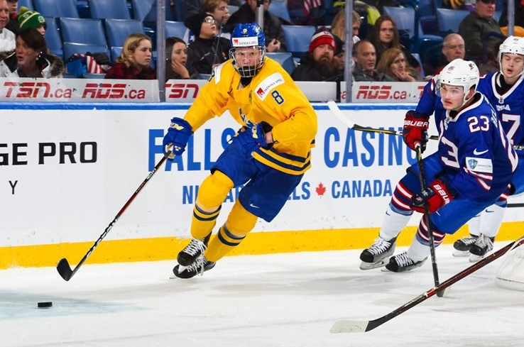 Sweden overcame the United States to reach the IIHF World Junior Championship final ©IIHF