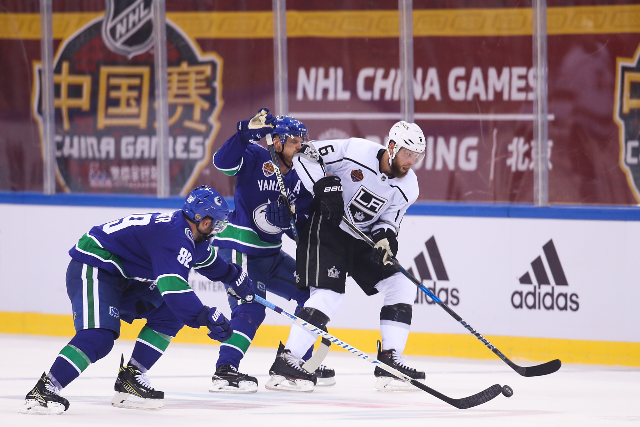 An NHL pre-season game took place in China between the Vancouver Canucks and the Los Angeles Kings in 2017 ©Getty Images