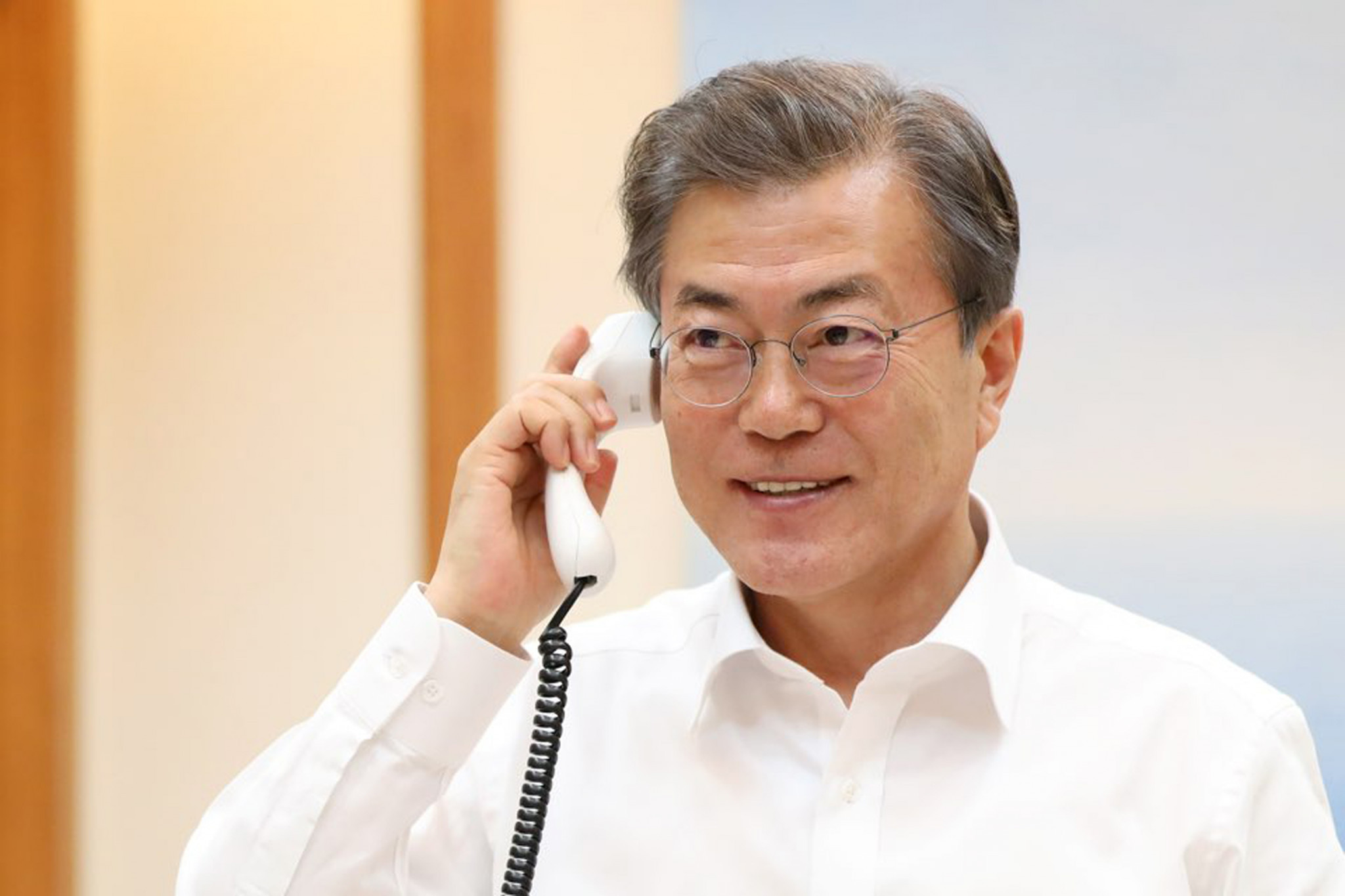 South Korea President Moon Jae-in and US counterpart Donald Trump agreed to halt the military drills during a phone call this week ©Getty Images