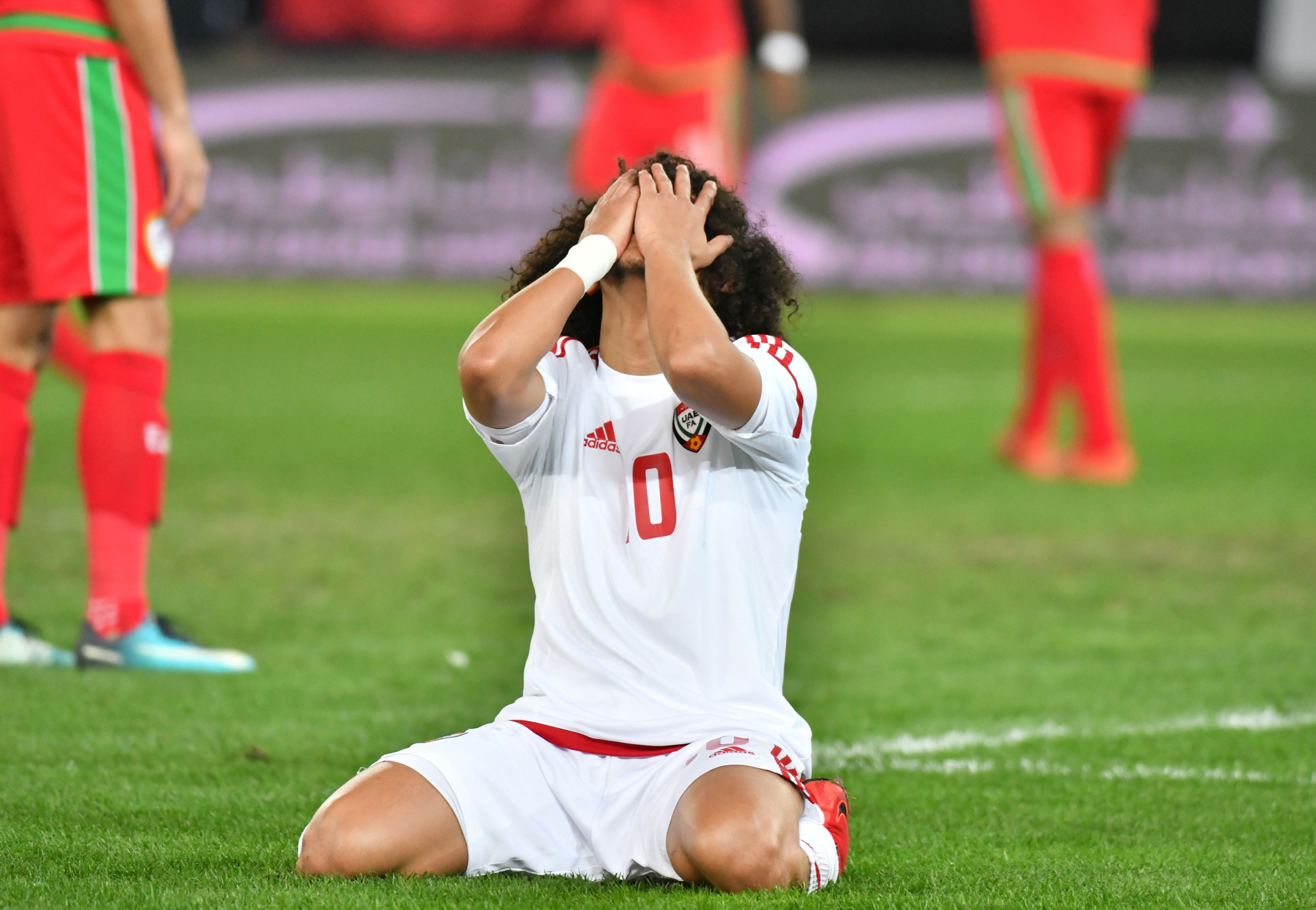 Omar Abdulrahman missed two penalties in the Gulf Cup of Nations final ©Getty Images