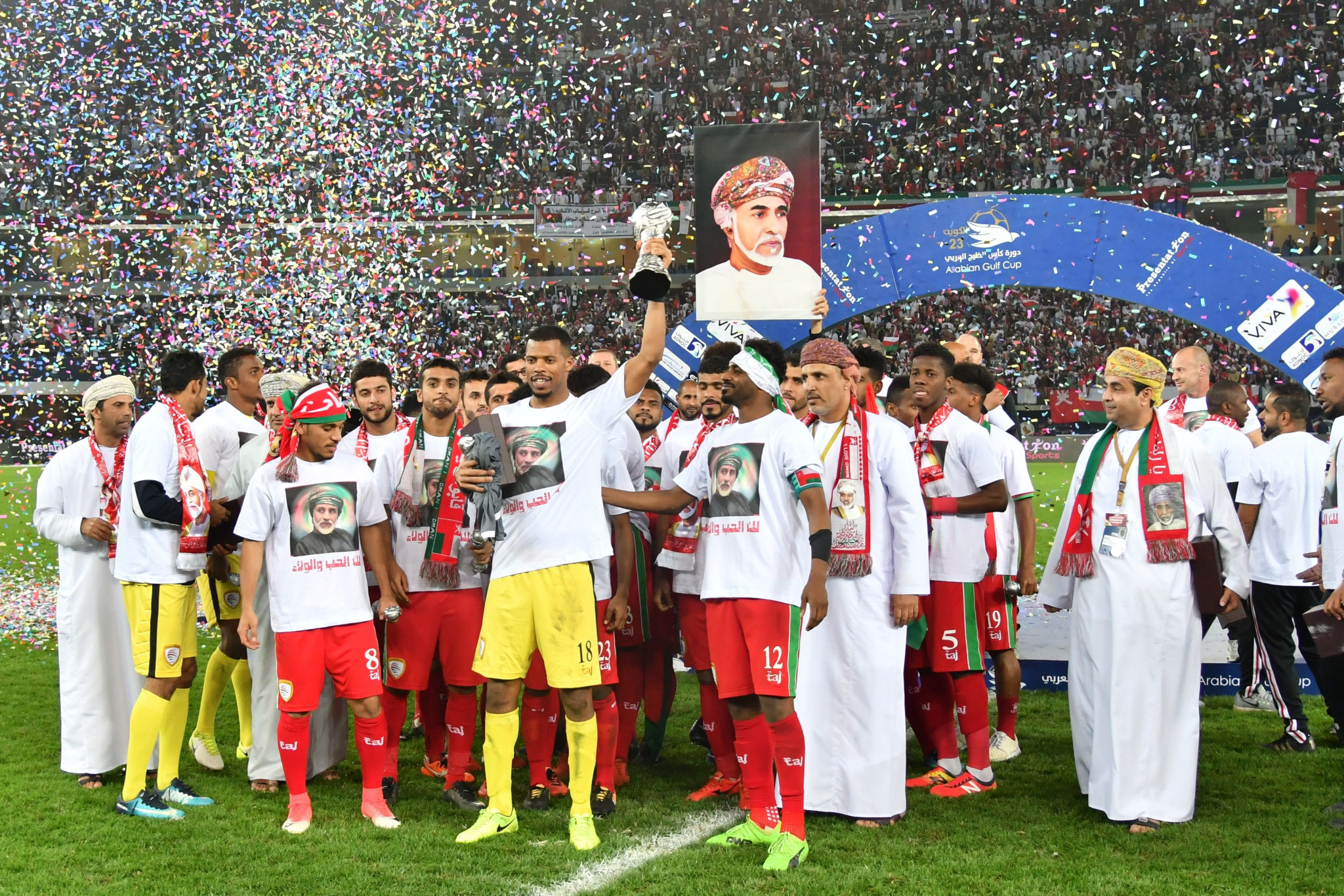 Oman won their second Gulf Cup of Nations title after beating UAE on penalties in Kuwait ©Getty Images