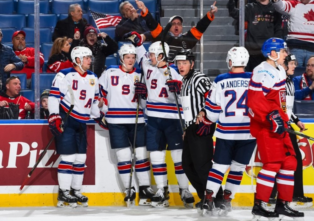 The United States secured bronze by emerging as the winners against the Czech Republic ©IIHF