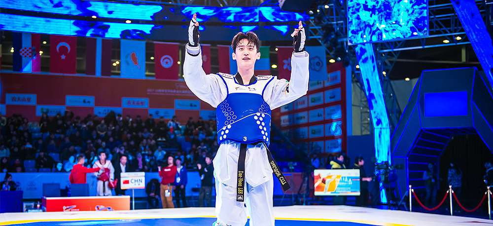 Dae-hoon Lee was among the winners of the second leg of the new event ©World Taekwondo