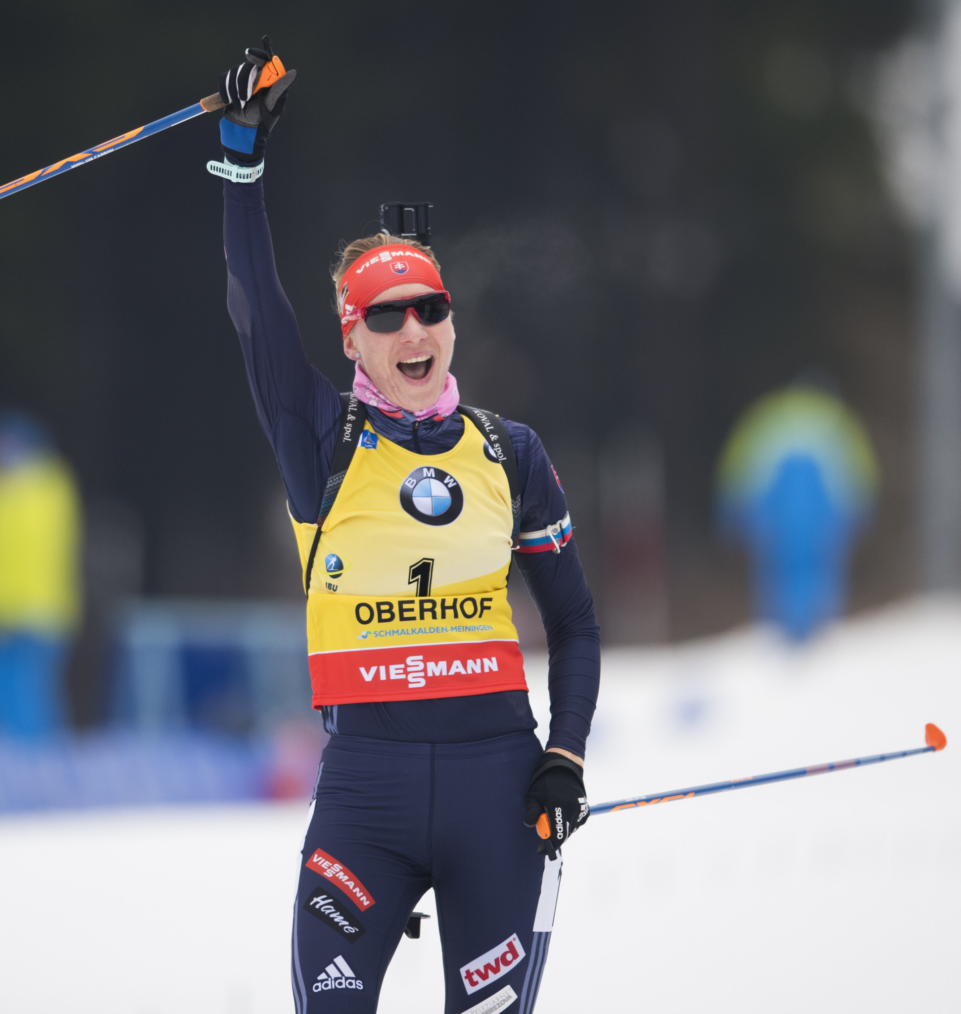 Kuzmina has now won both women's titles in Oberhof ©Getty Images