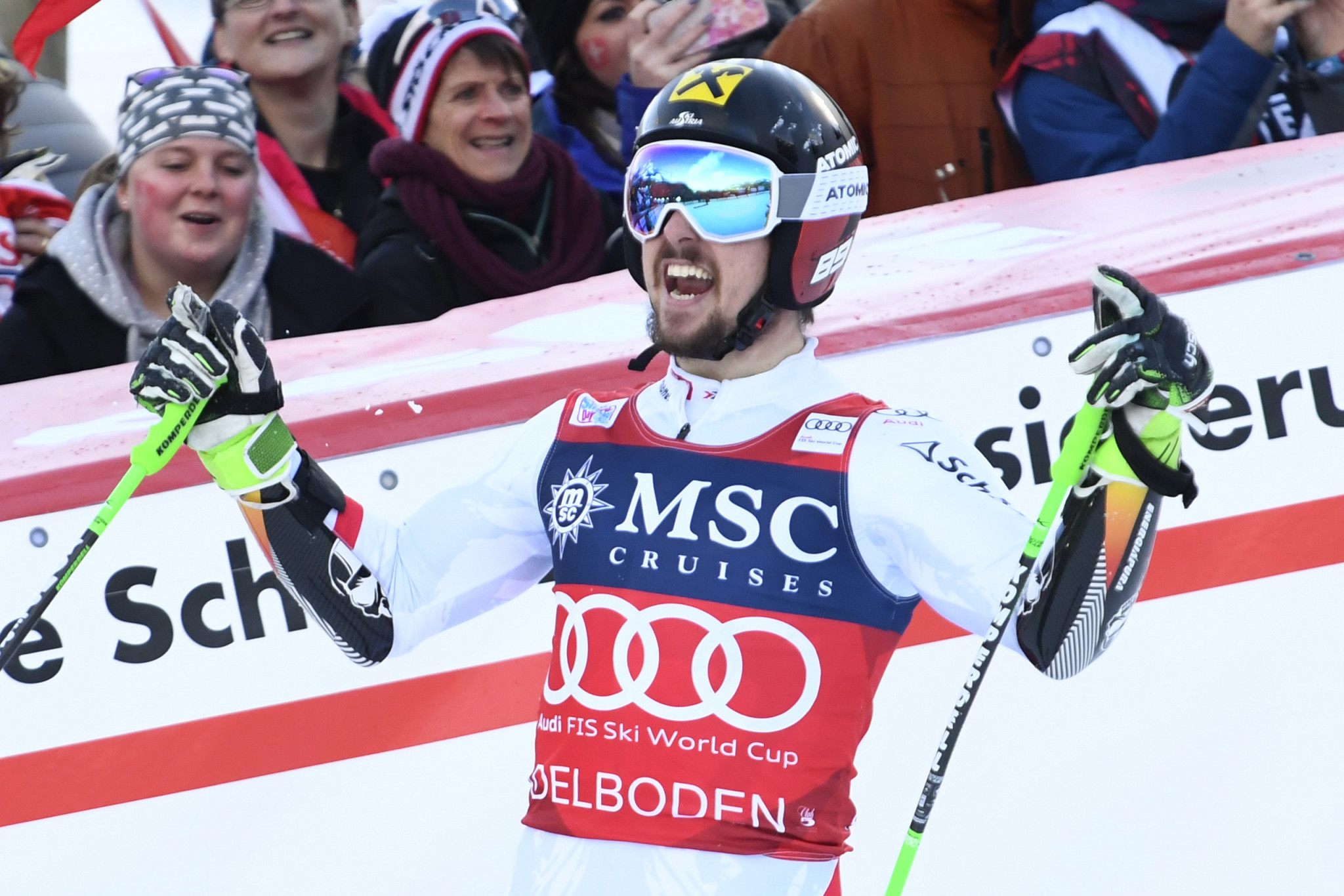 Hirscher and Shiffrin continue excellent form at FIS Alpine Skiing World Cup