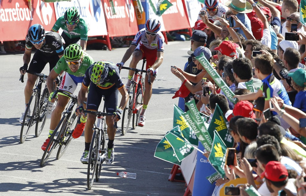 Stage four provided a dramatic finale as Alejandro Valverde held off the challenge of stage three winner Peter Sagan to claim victory