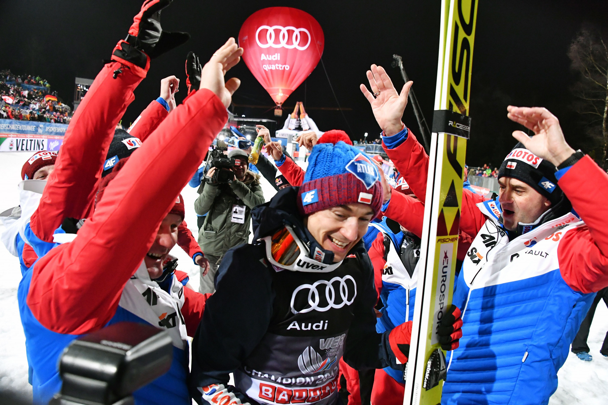 Kamil Stoch is only the second man to win all of the Four Hills events in the same season ©Getty Images