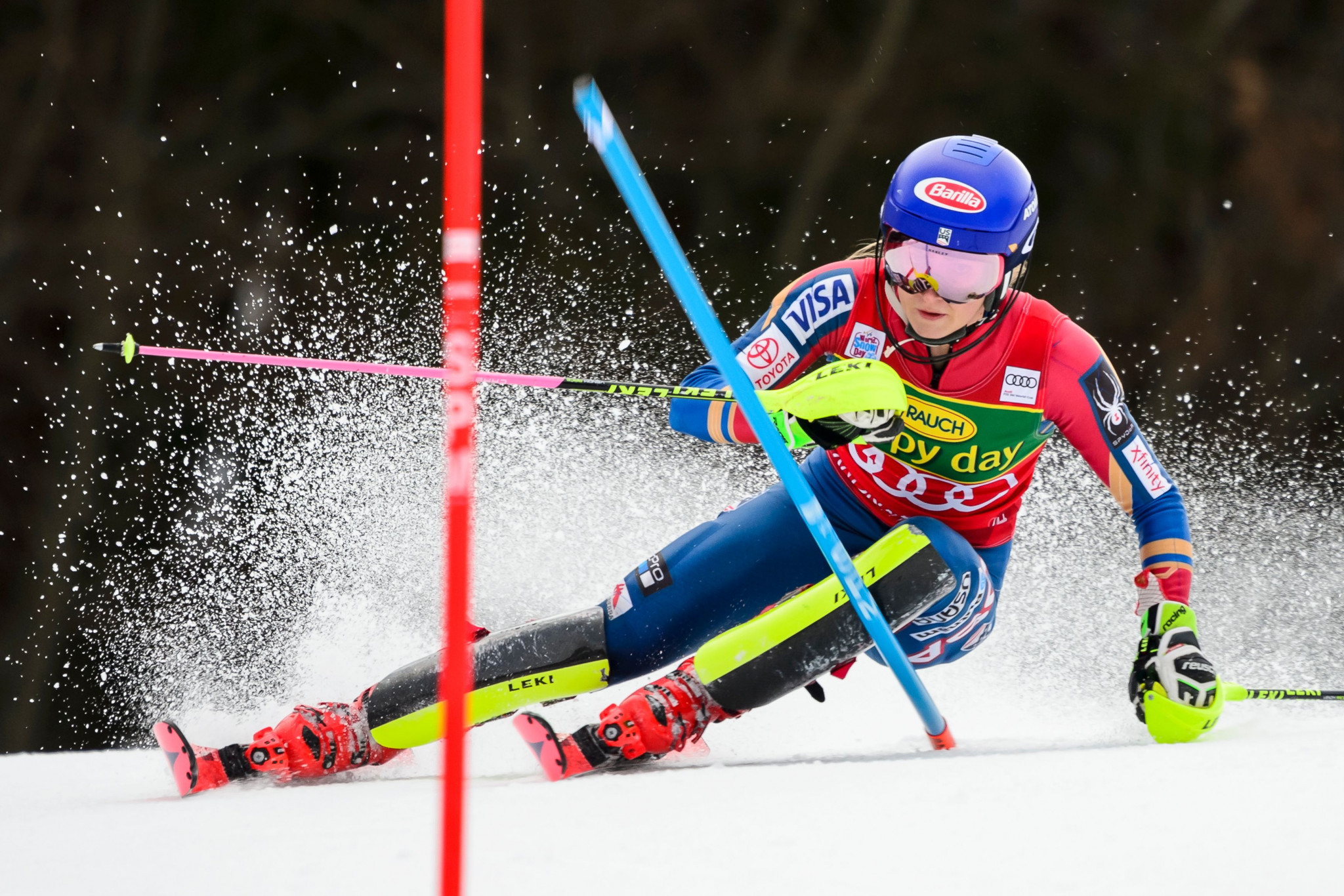 Mikaela Shiffrin continued her sensational form today ©Getty Images