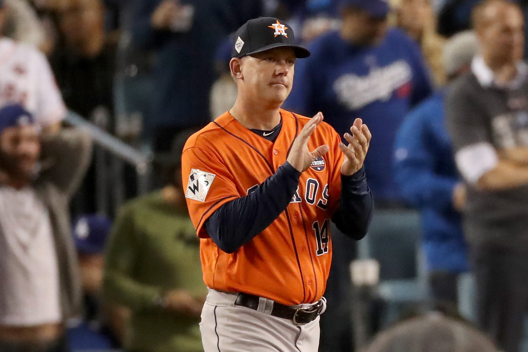 Houston Astros manager A.J Hinch applauded the initiative ©Getty Images
