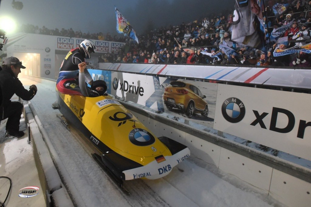 Walther edges Friedrich in German bobsleigh duel at IBSF World Cup