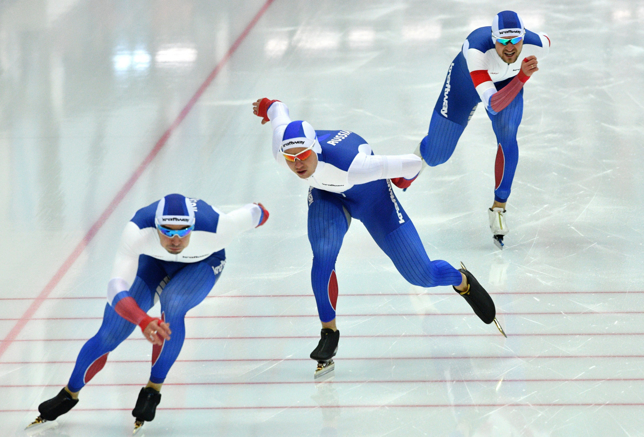 Russia claimed gold in the men's and women's team sprint events ©Getty Images