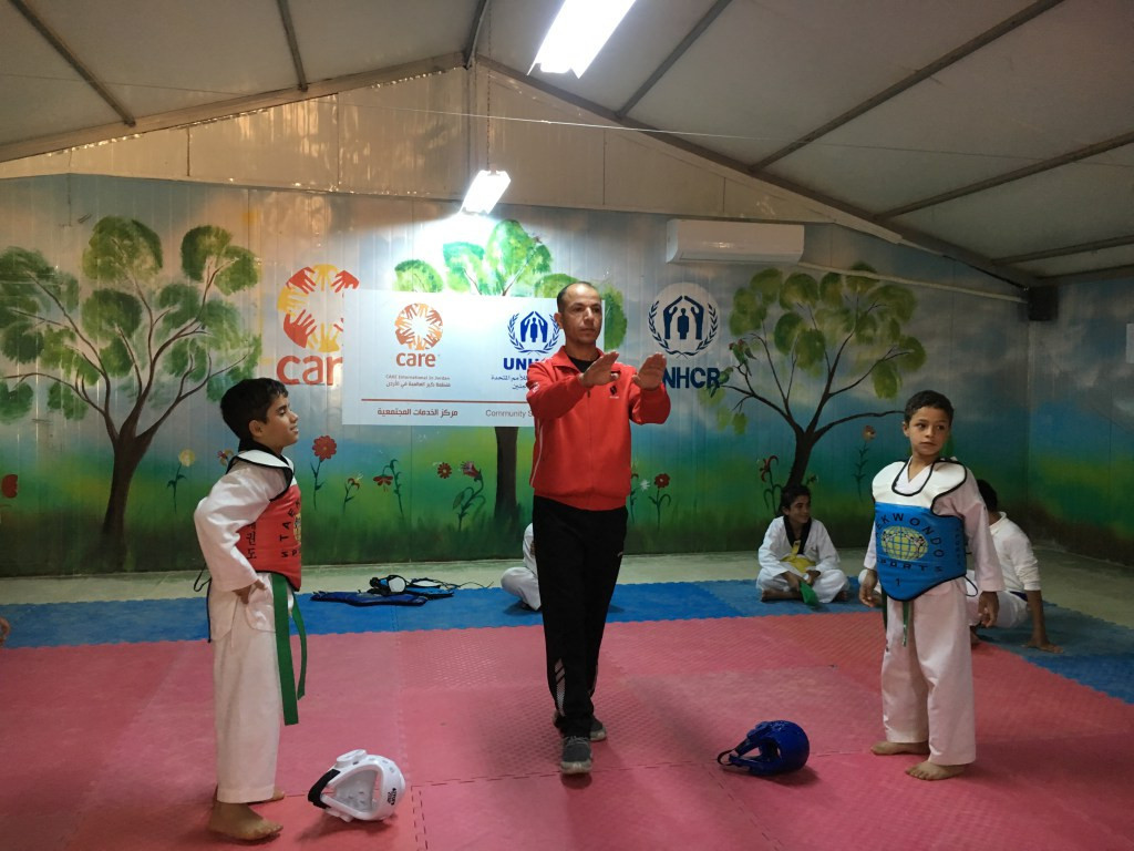 Taekwondo Humanitarian Foundation coach speaks of work at Azraq Refugee Camp