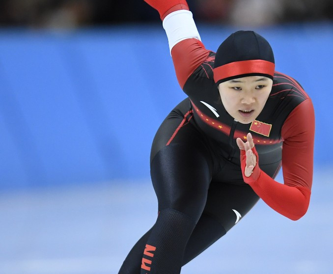 Speed skater Shi Xiaoxuan has been removed from the Chinese Olympic team ©Getty Images