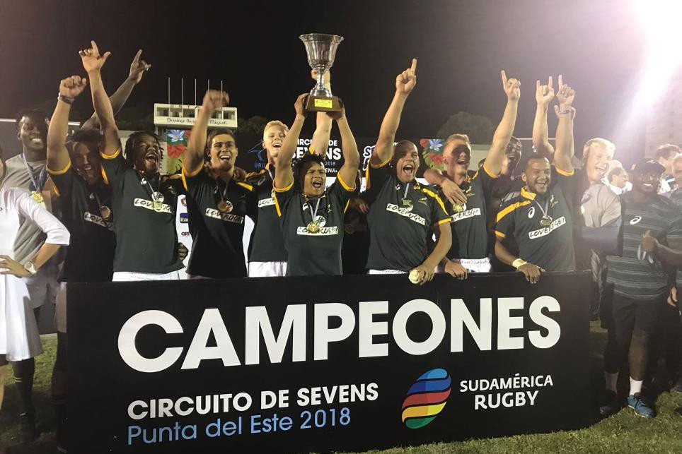 South Africa won in Punta del Este in Uruguay during the Sudamerica Rugby Sevens Series ©World Rugby