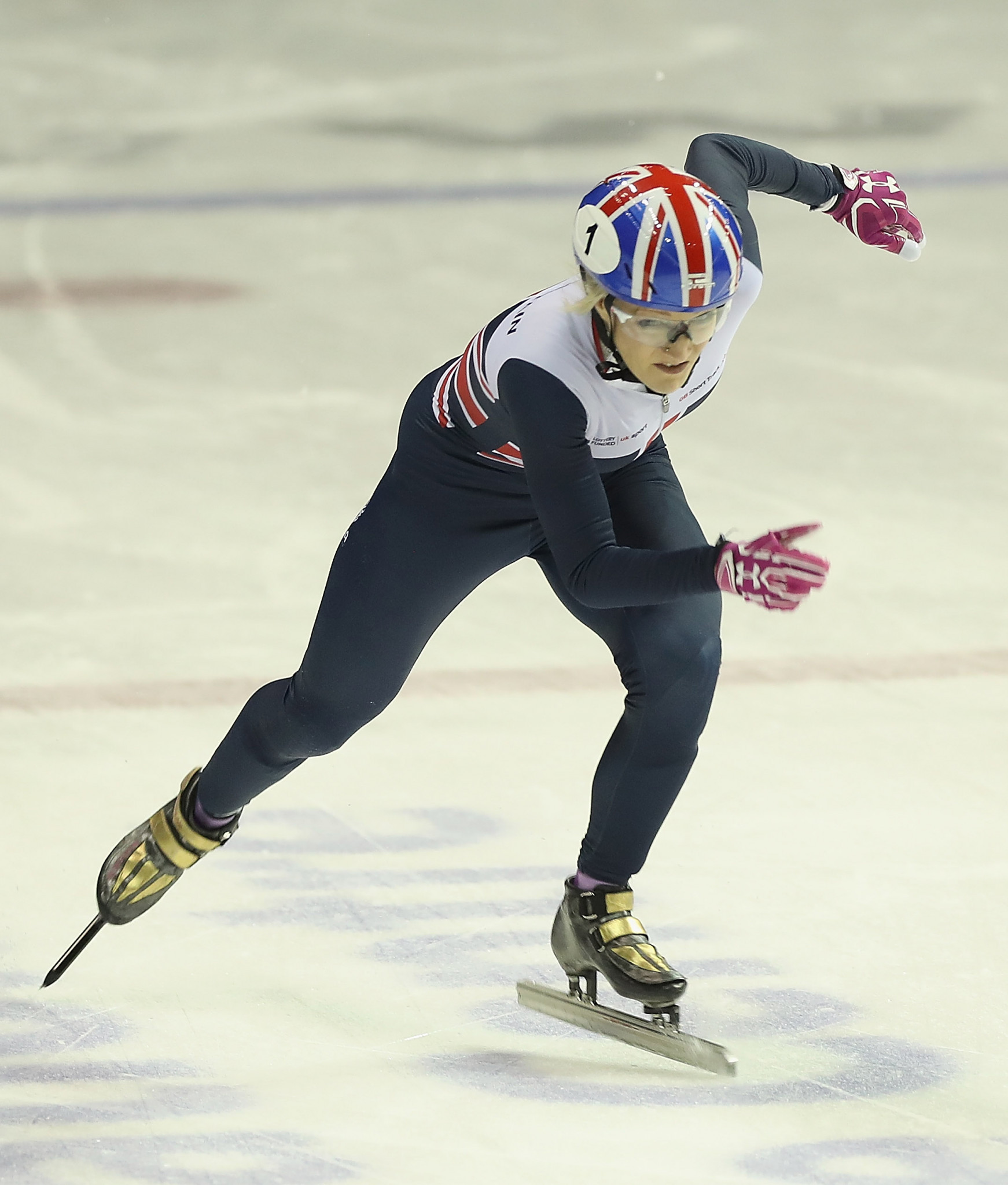 Elise Christie is poised to be a leading British medal contender at Pyeongchang 2018 ©Getty Images