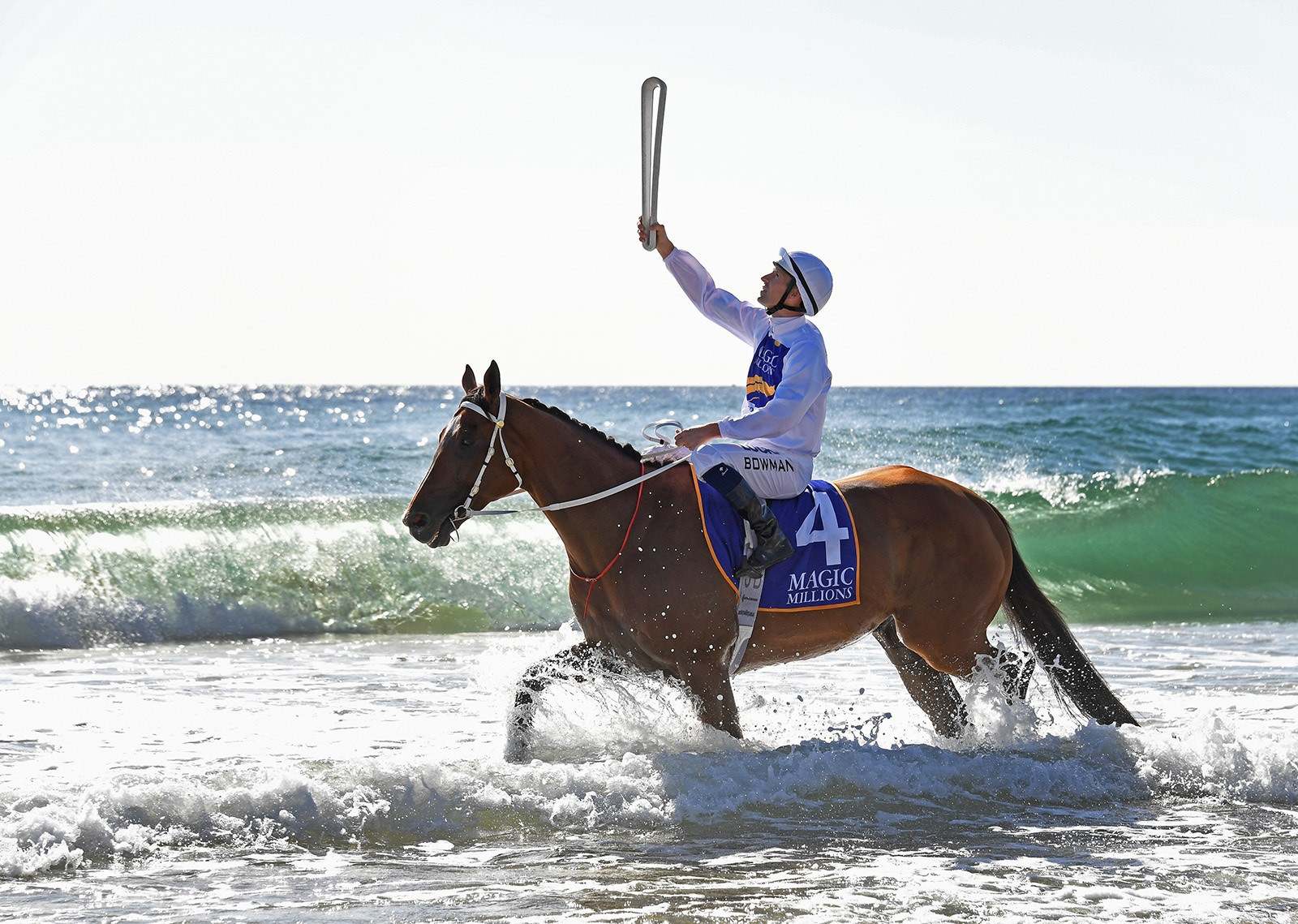 Queen's Baton makes first appearance in Gold Coast at Magic Millions Barrier Draw