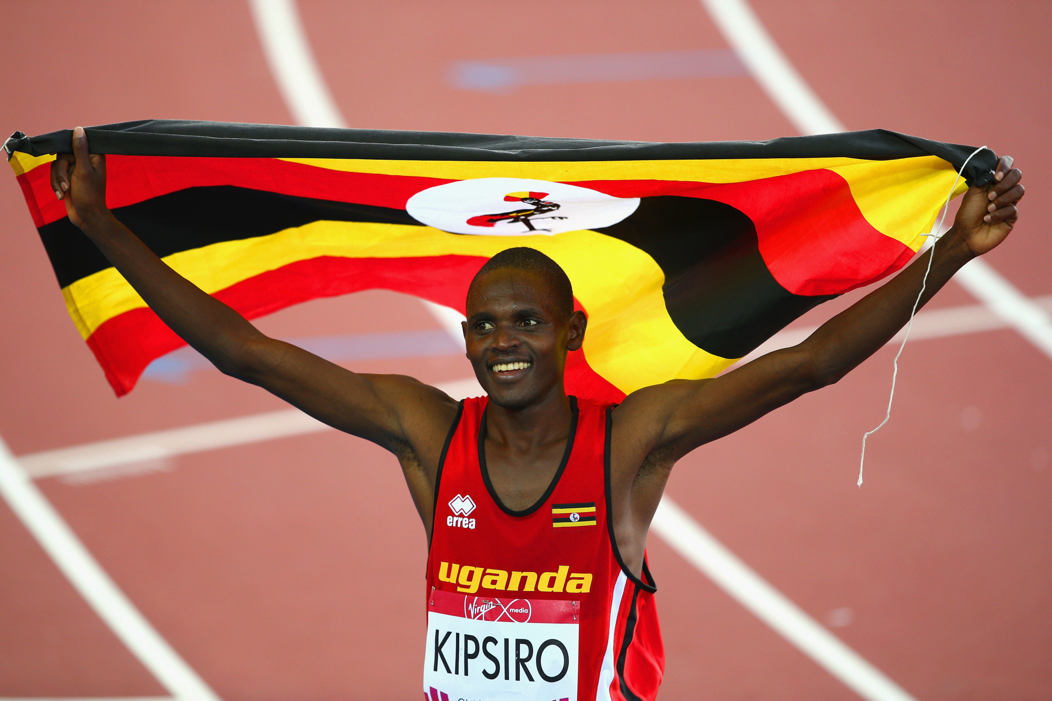 Moses Kipsiro won a gold medal for Uganda at Glasgow 2014 ©Getty Images