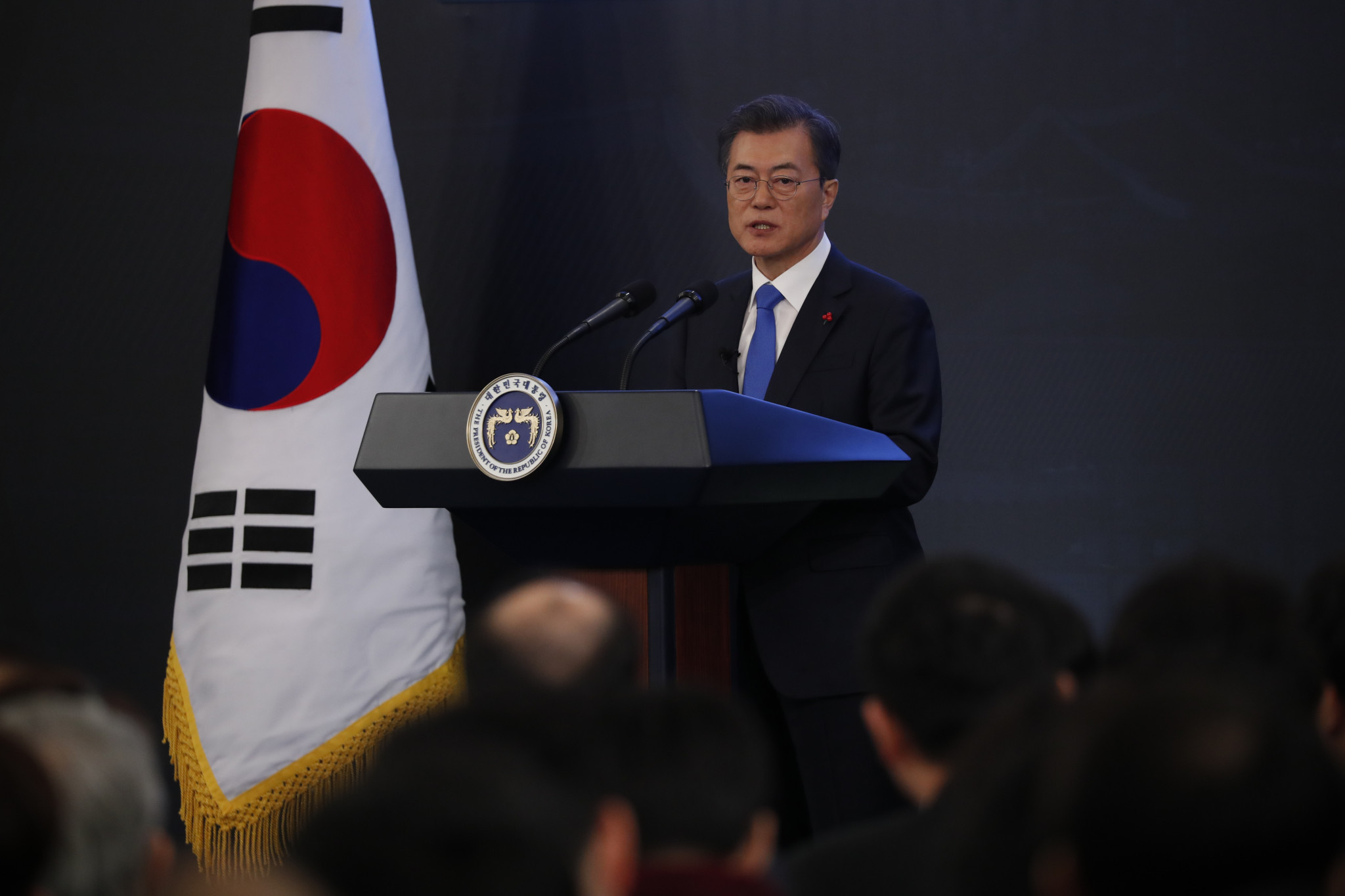 South Korean President Moon Jae-in hopes 2018 could be a turning point in relations on the Korean Peninsula ©Getty Images