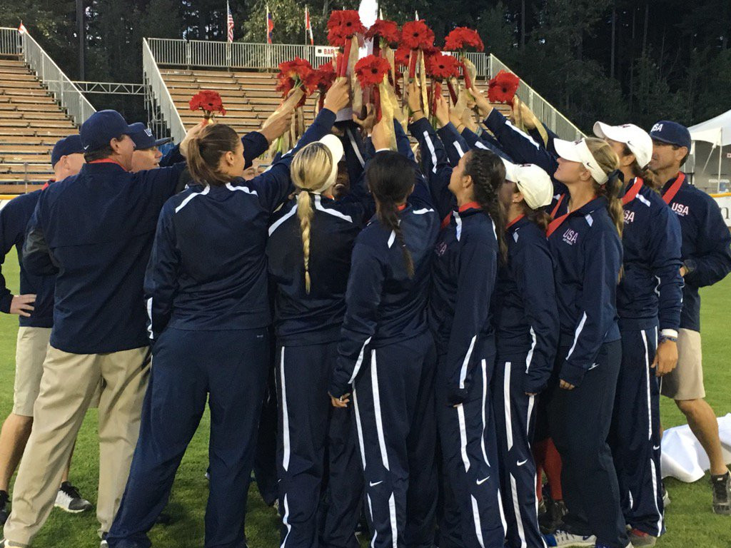 The United States are the reigning women's softball world champions ©WBSC