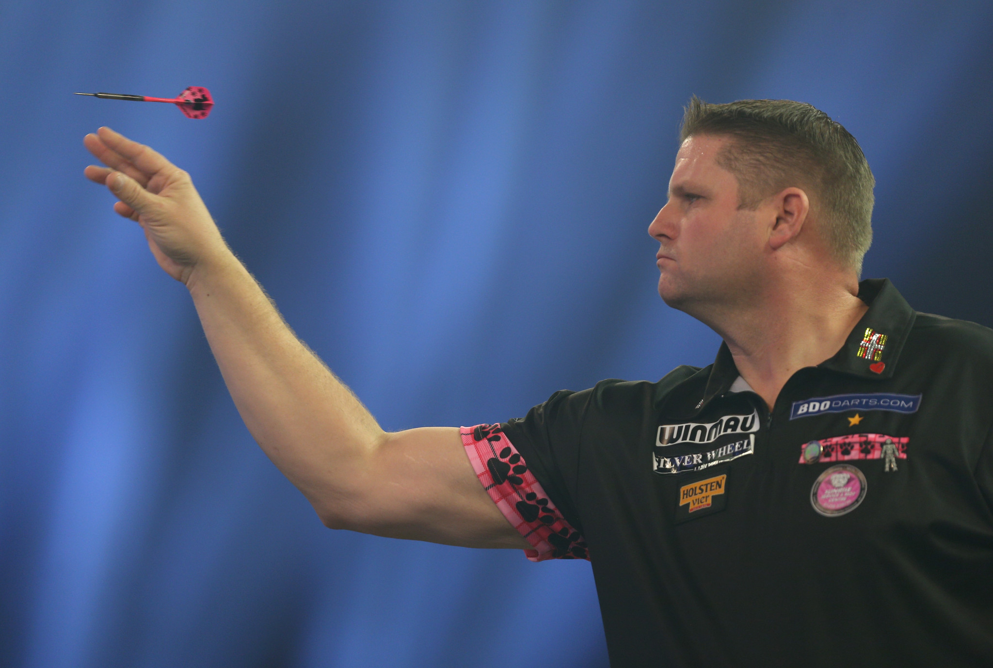 Scott Mitchell suffered defeat in the BDO World Championships second round ©Getty Images