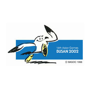Duria, the seagull, was the mascot for Busan 2002 ©OCA