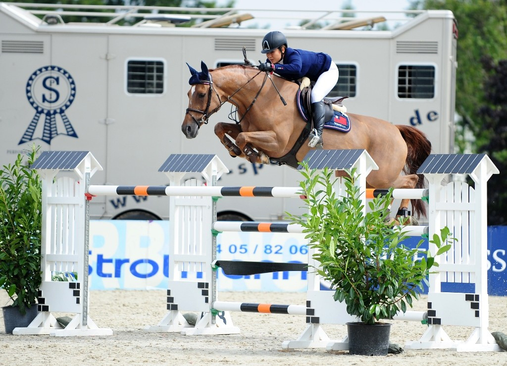 Chinese Taipei’s Isheau Wong clinched the sole individual Rio 2016 jumping berth on offer at the Group G FEI Olympic Games qualifier staged in Hagen ©FEI