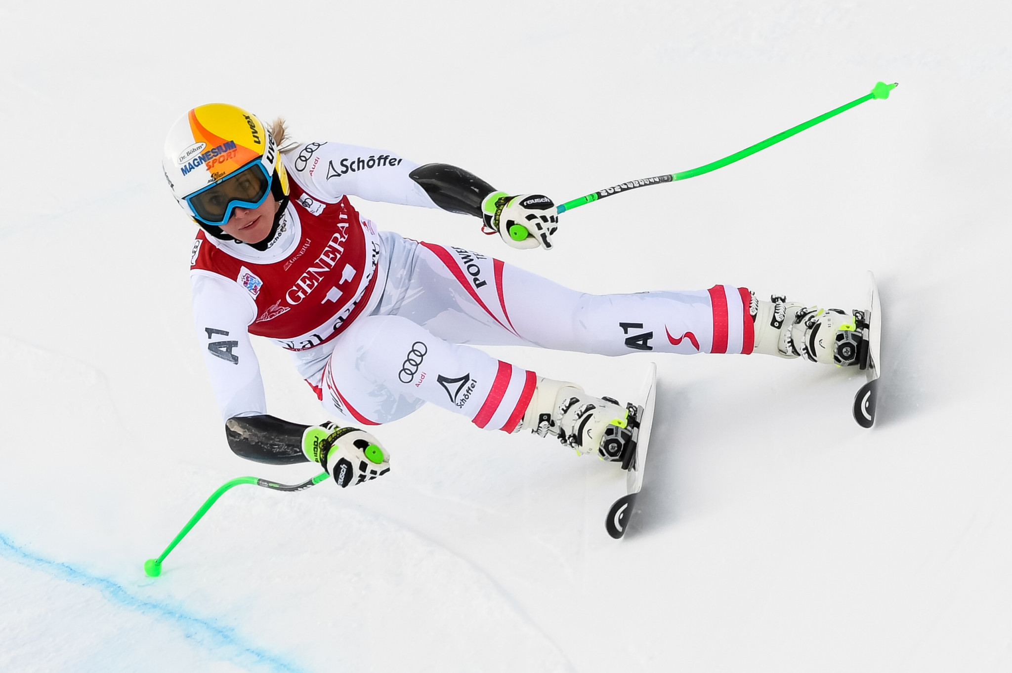 Cornelia Hütter will be looking to follow up her earlier victory in Lake Louise by taking gold on home snow in Bad Kleinkirchheim ©Getty Images