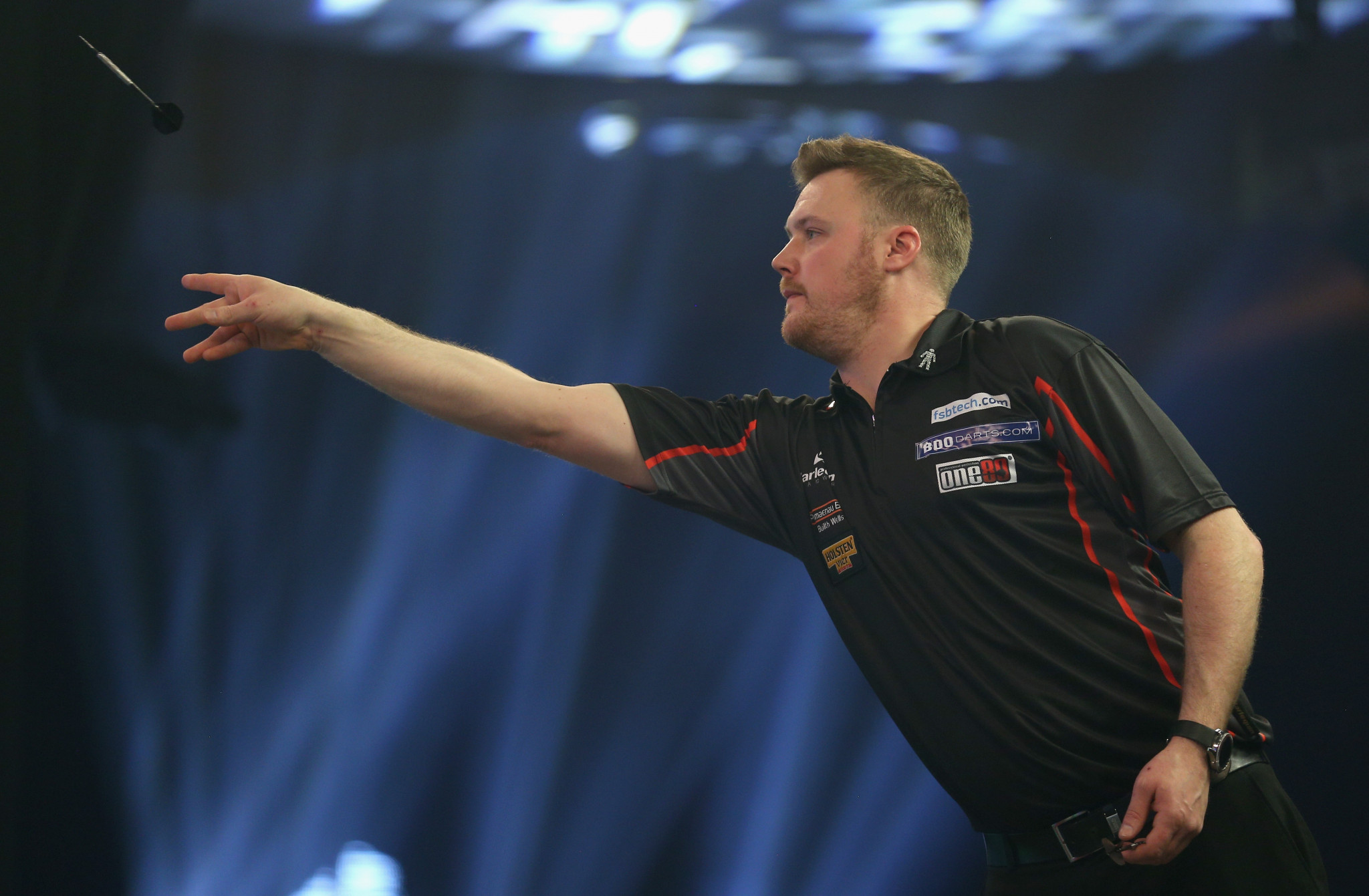 Welshman Jim Williams booked a quarter-final place at the British Darts Organisation World Championships for the first time ©Getty Images