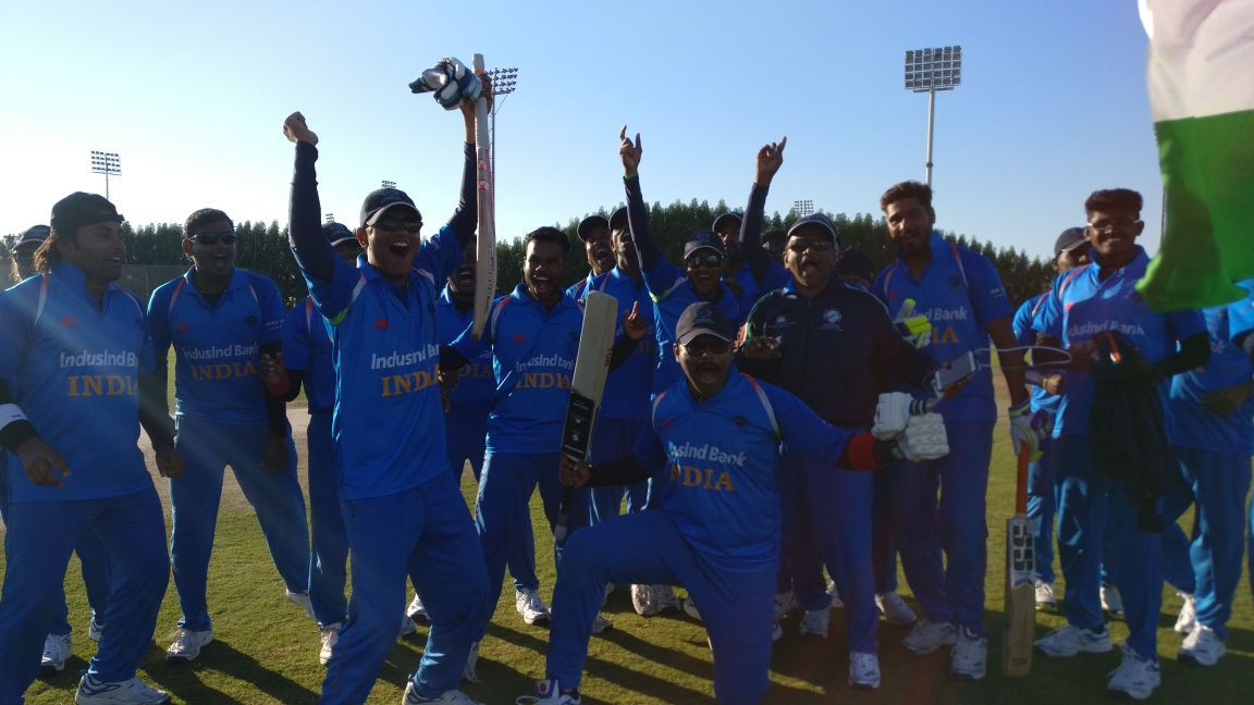 India now top their group after victory against Pakistan ©Cricket4Blind