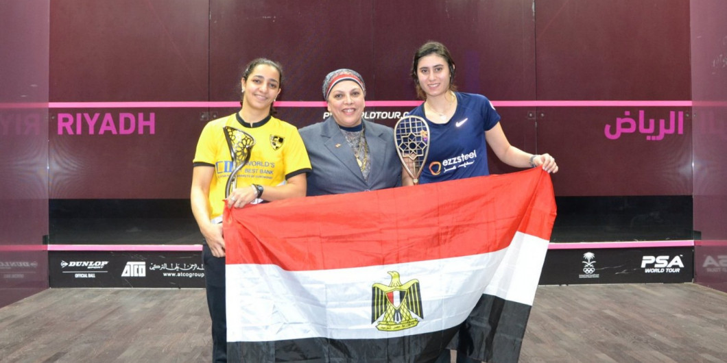 The appearance of Raneem El Welily, left, and Nour El Sherbini, right, in another PSA World Series final underlined Egypt's dominance of the sport ©PSA World Tour