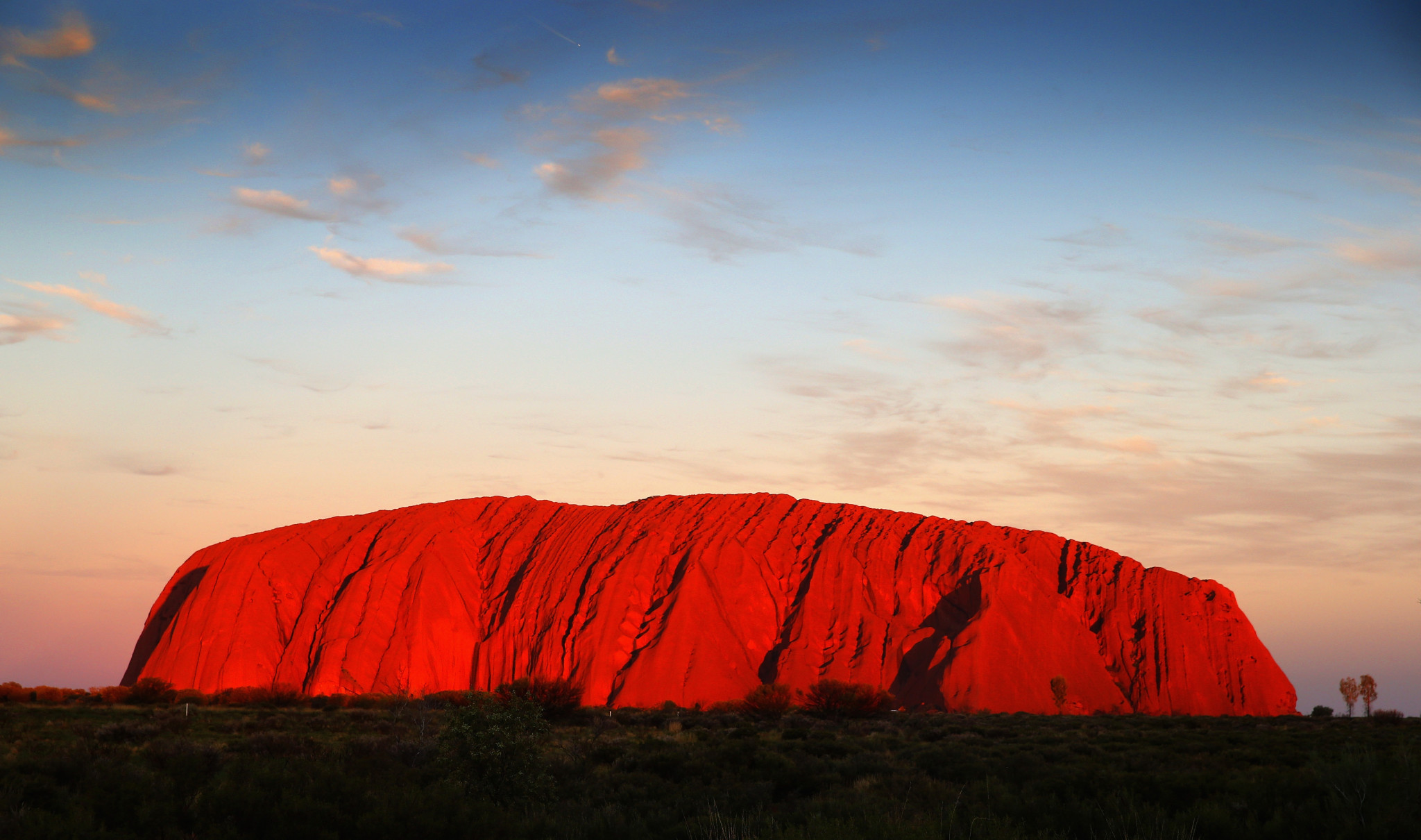 Ayers Rock is the most famous attraction in the Uluru-Kata Tjuta National Park ©Getty Images