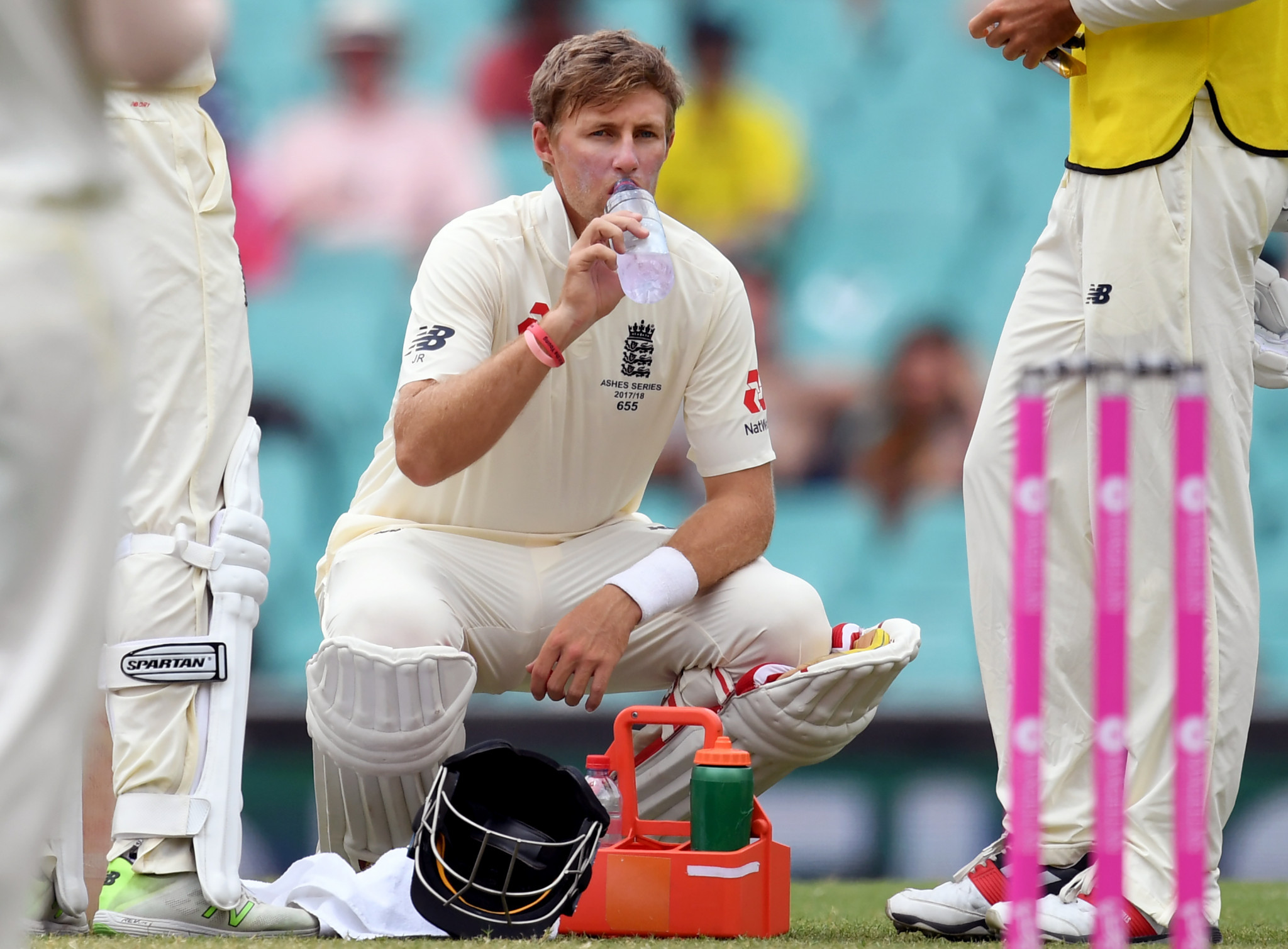 England cricket captain required hospital treatment for severe dehydration following the fifth Ashes Test in Sydney ©Getty Images