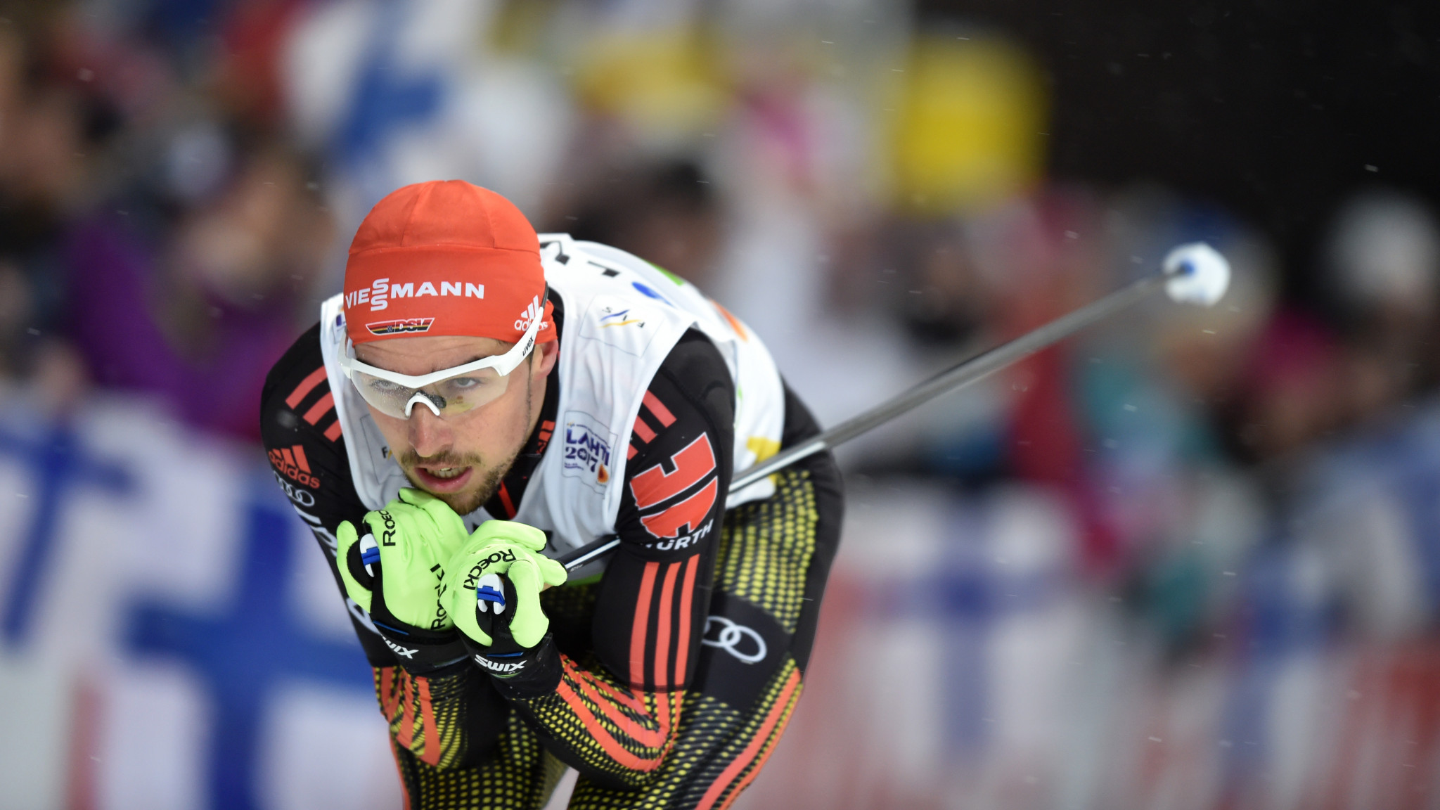 Johannes Rydzek was forced to settle for second place alongside Fabian Rießle ©Getty Images