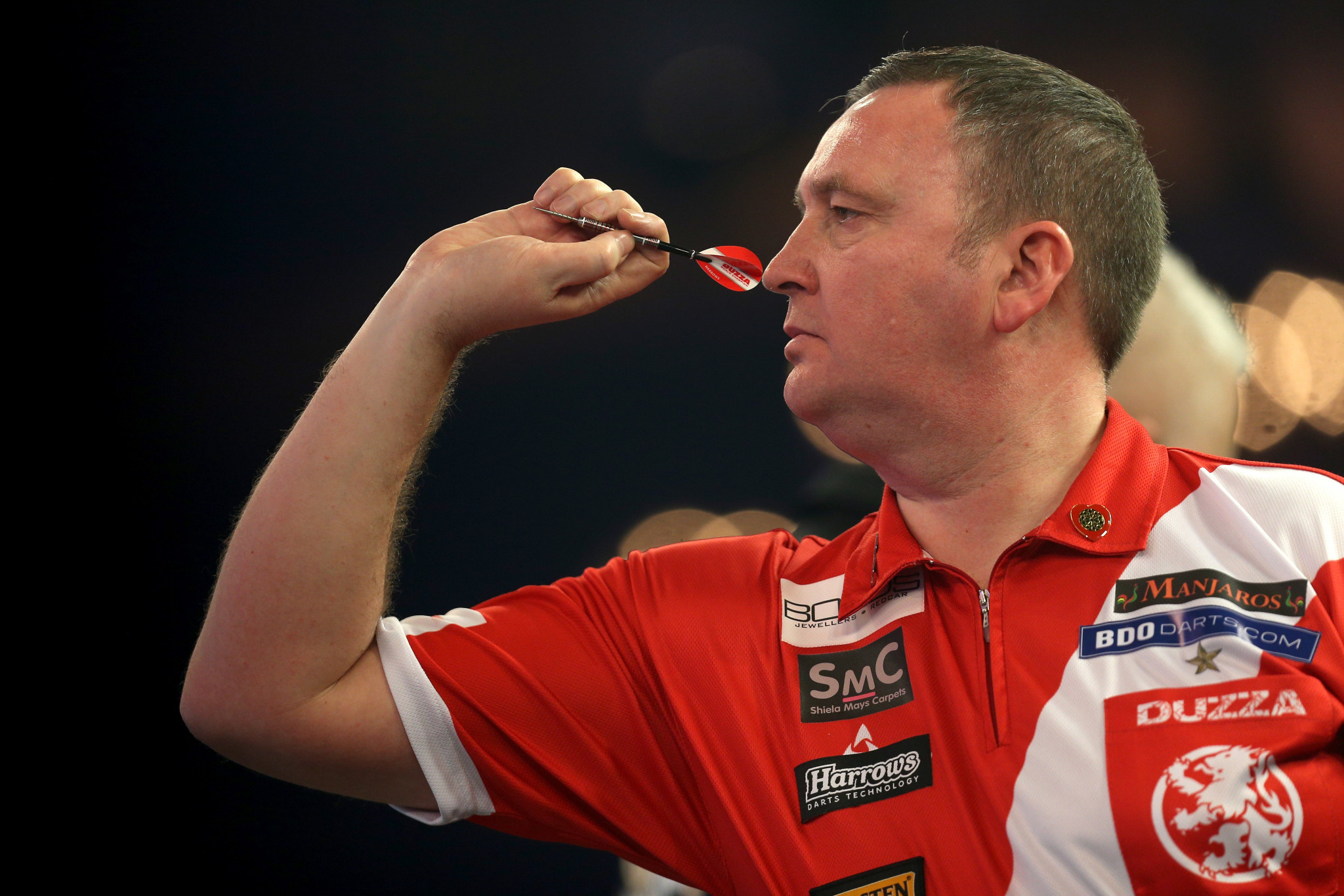 To seed Glen Durrant is eyeing back-to-back BDO World titles ©Getty Images