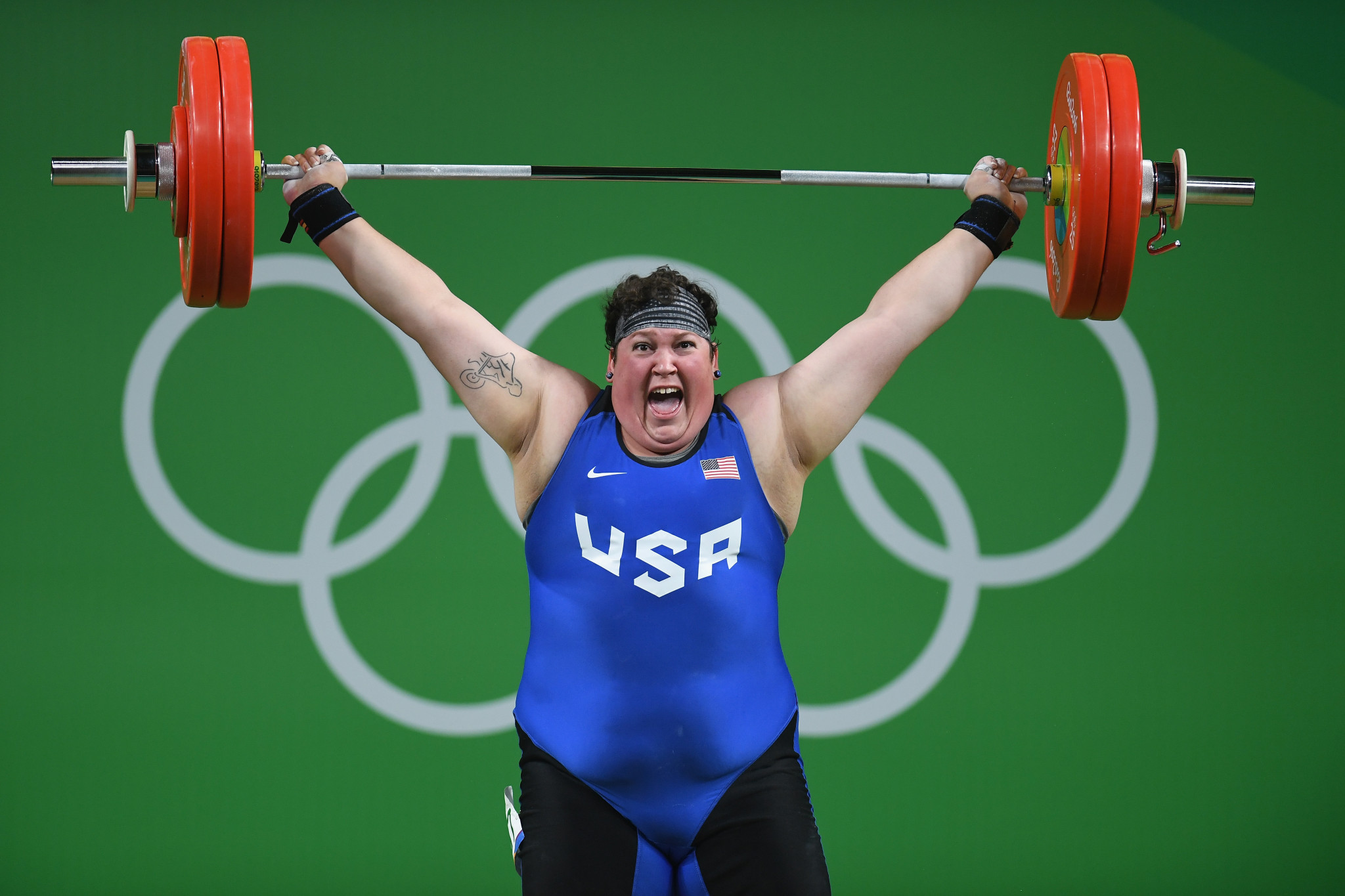 Sarah Robles won gold in each category of the 2017 IWF World Championships ©Getty Images
