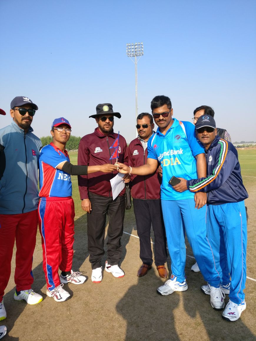 India have secured their place in the semi-finals of the Blind Cricket World Cup after beating Nepal by eight wickets in Ajman in the United Arab Emirates today ©Cricket Association for the Blind in India