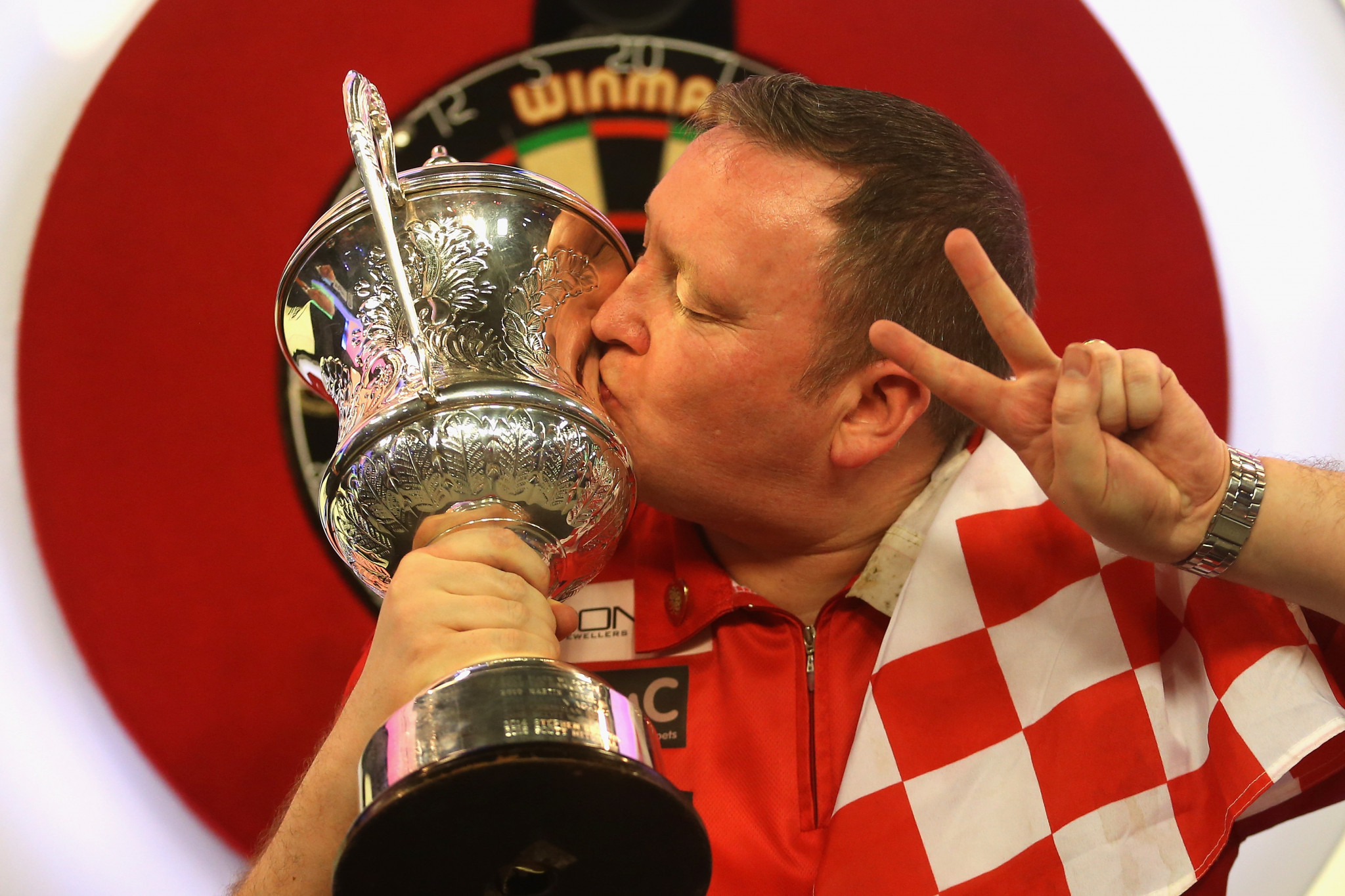 England's Glen Durrant has successfully defended his British Darts Organisation World Championships title ©Getty Images