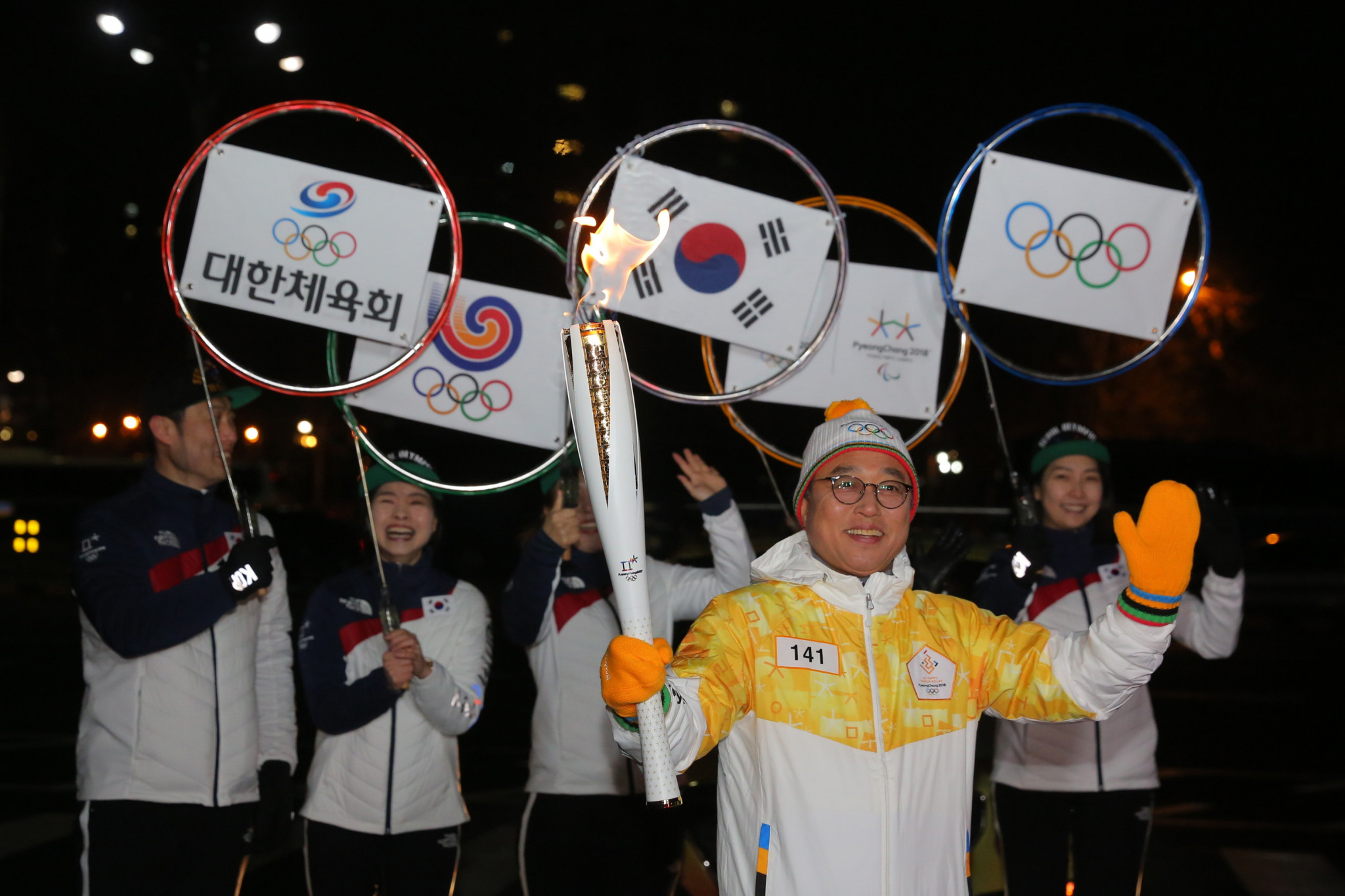 The Olympic flame has returned to South Korea's capital Seoul ©Pyeongchang 2018